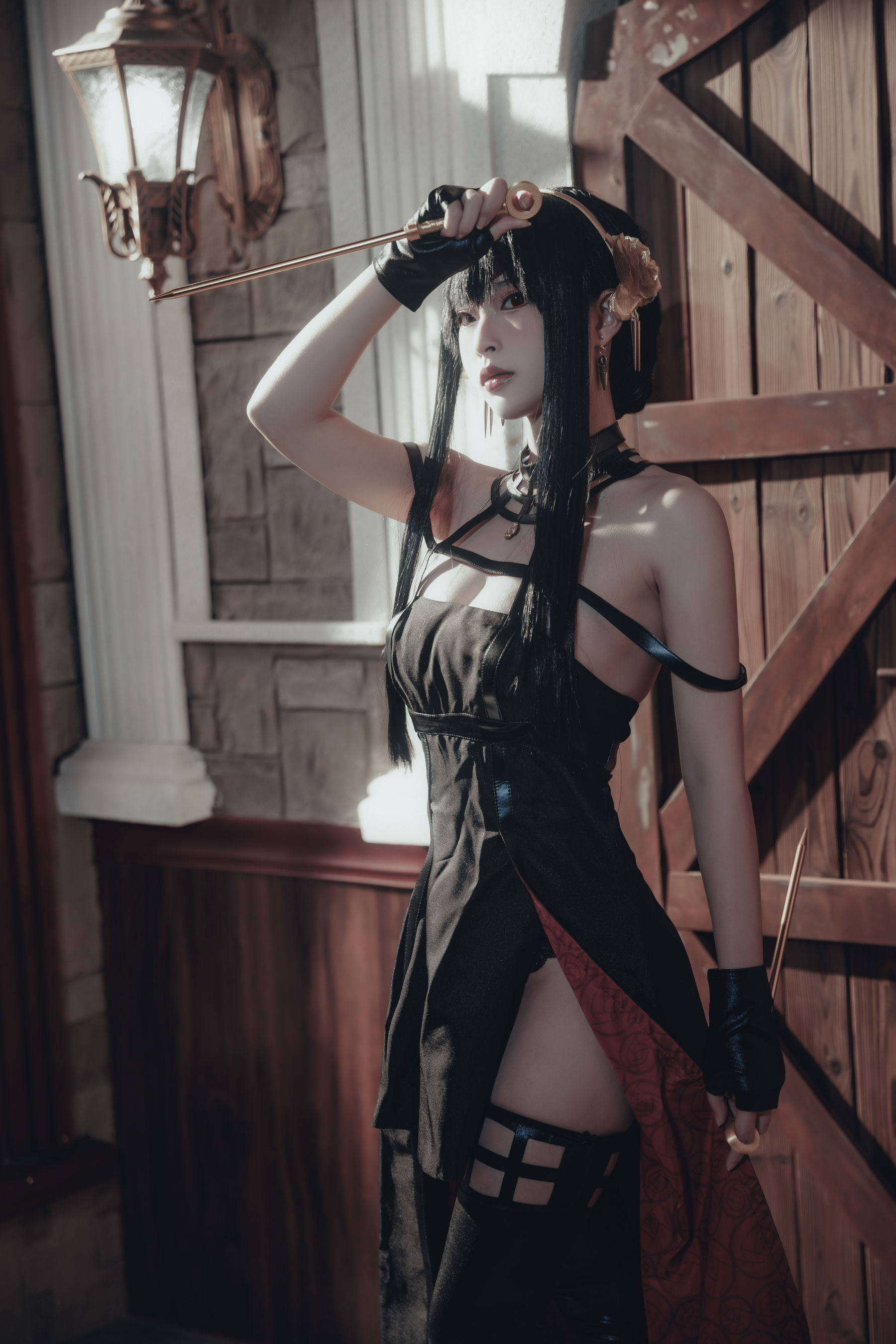 尤物清水由乃 - 间谍过家家 约尔战斗服/(30P)