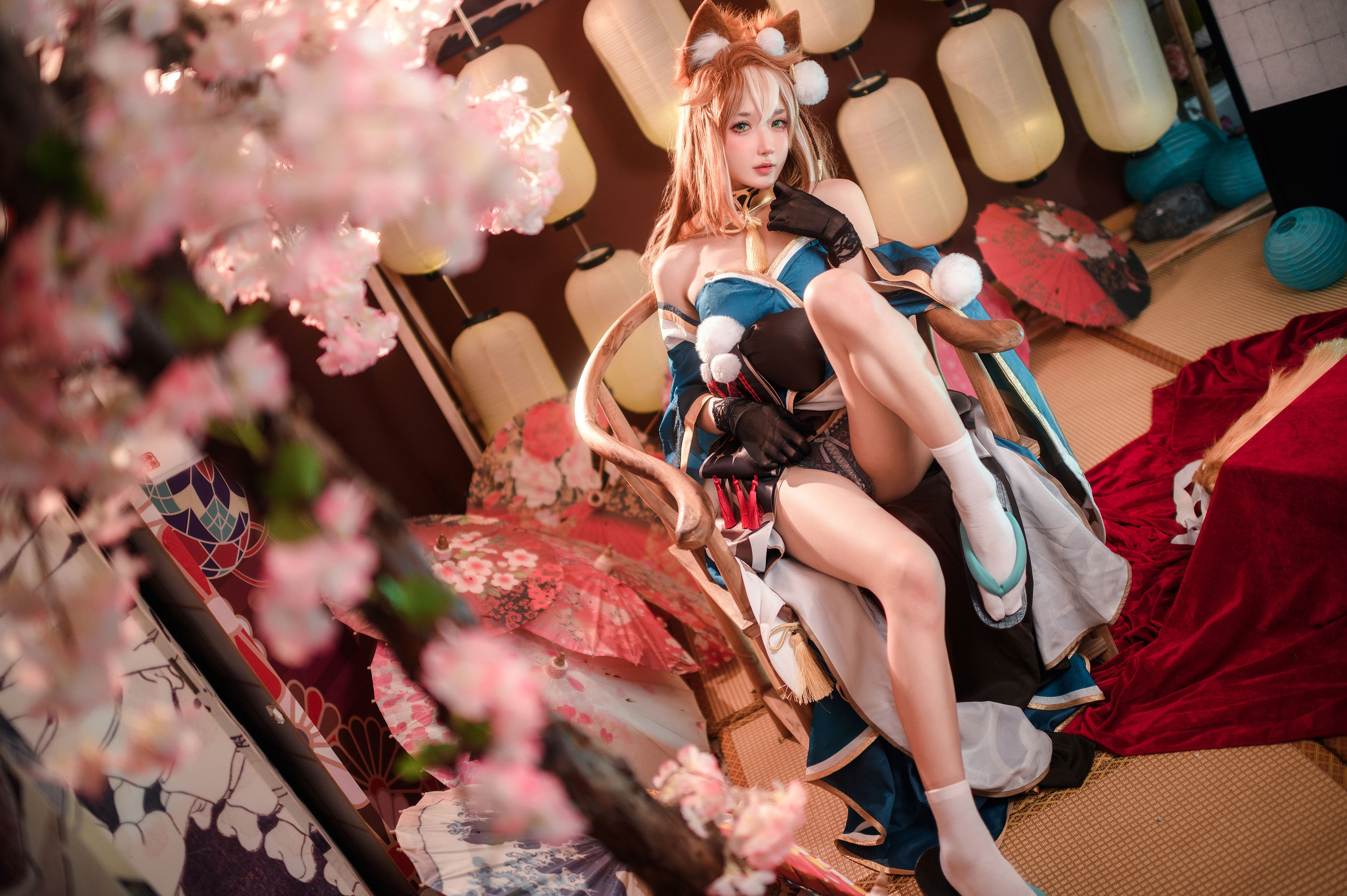 动漫博主阿包也是兔娘 - 原神 希娜小姐/(42P)