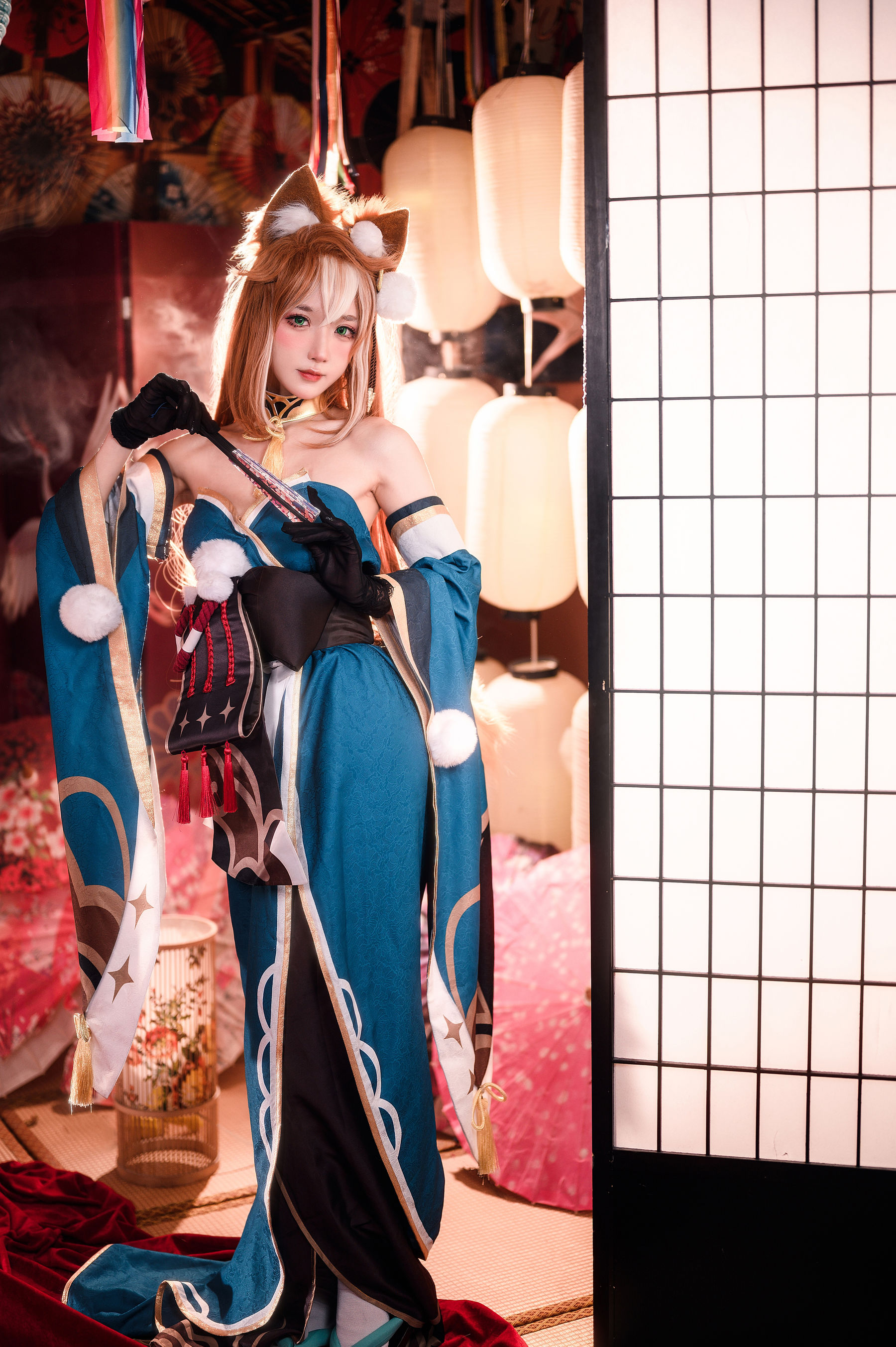 动漫博主阿包也是兔娘 - 原神 希娜小姐/(42P)