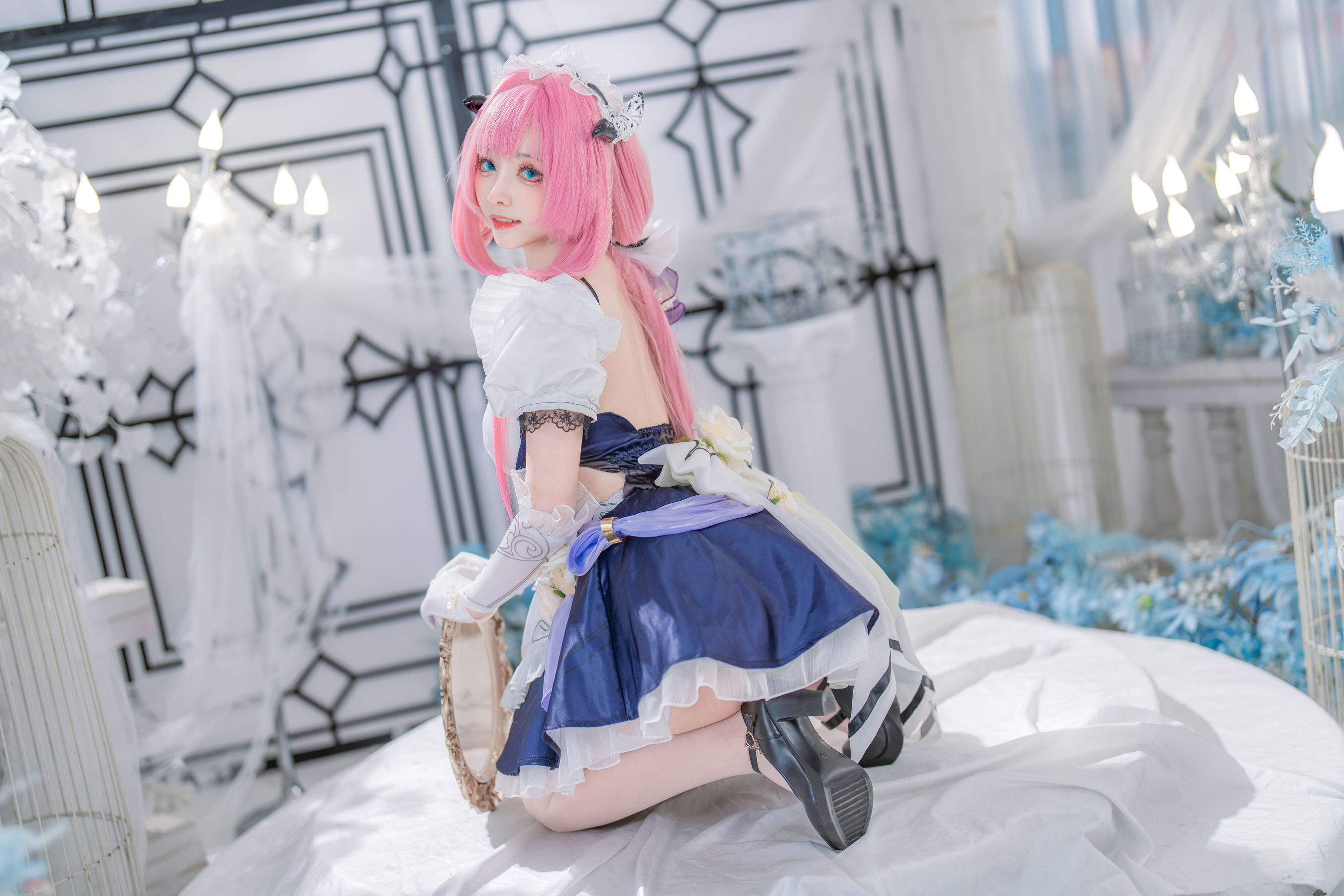 动漫博主大大卷卷小卷 - 崩坏3 爱莉希雅女仆/(29P)