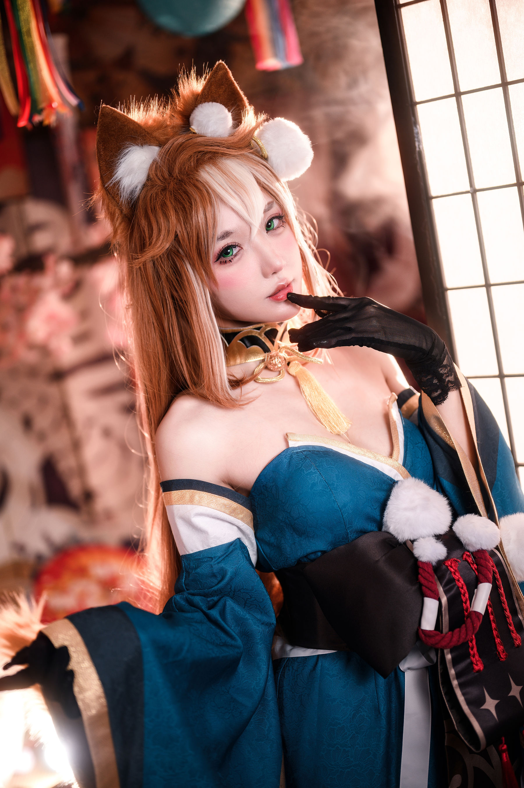 动漫博主阿包也是兔娘 - 原神 希娜小姐/(42P)