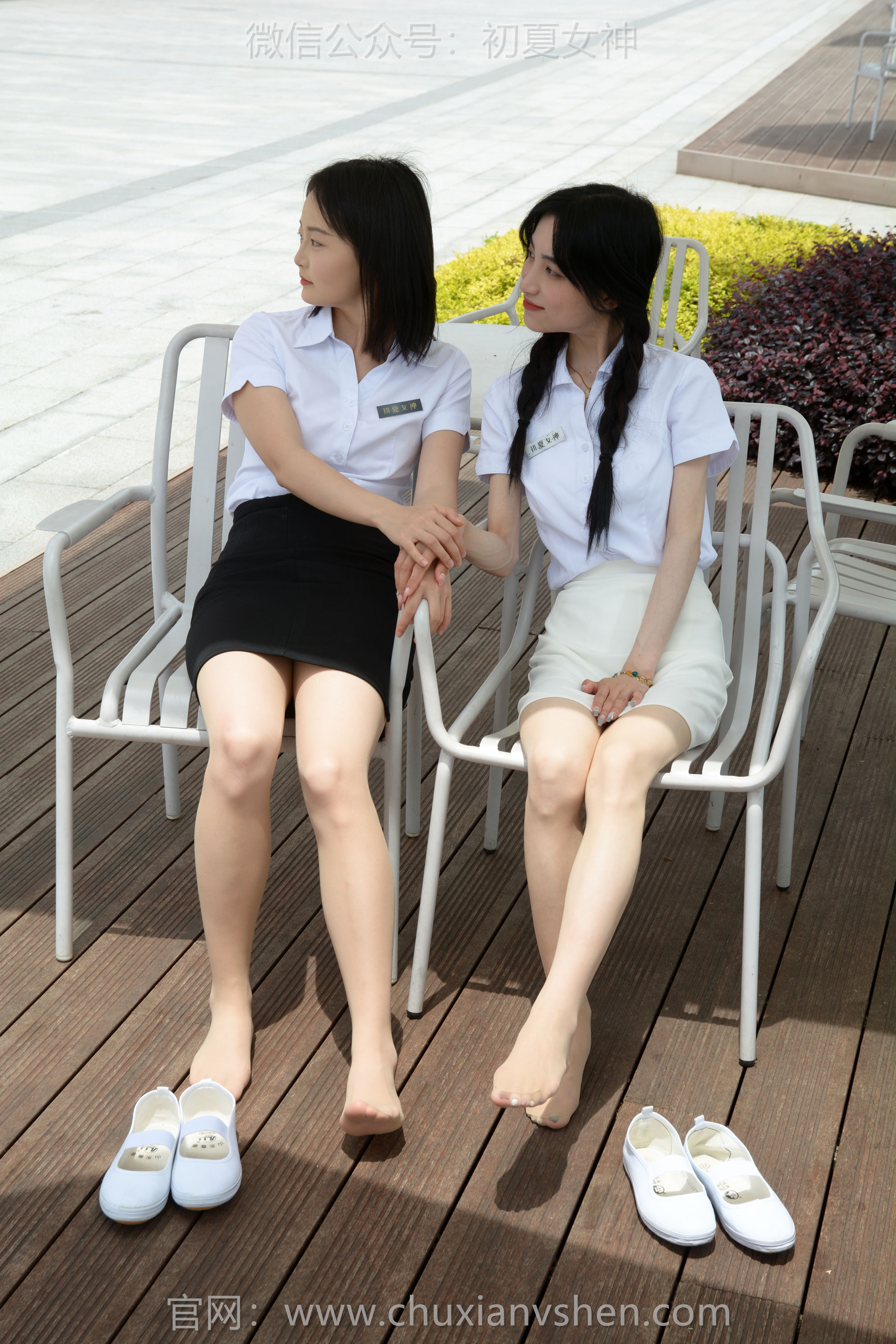 初夏女神 No.264 柒柒&双双 休息时间/(100P)