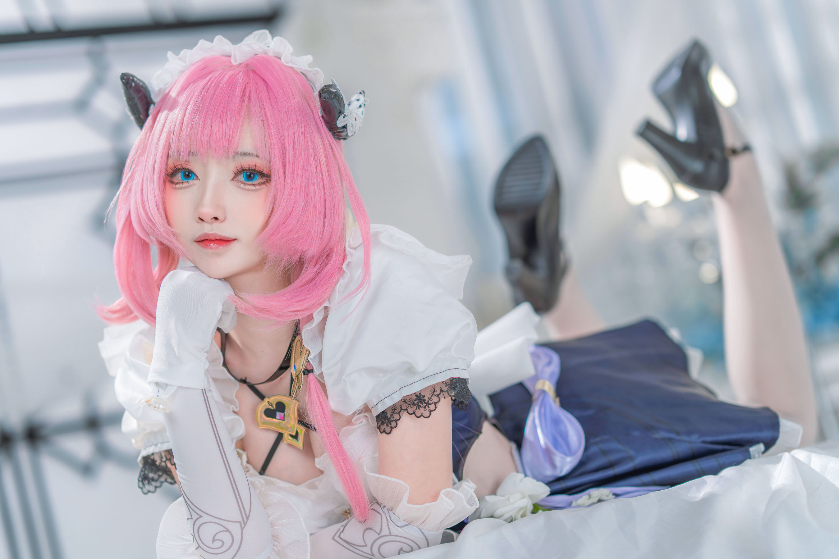 动漫博主大大卷卷小卷 - 崩坏3 爱莉希雅女仆/(29P)