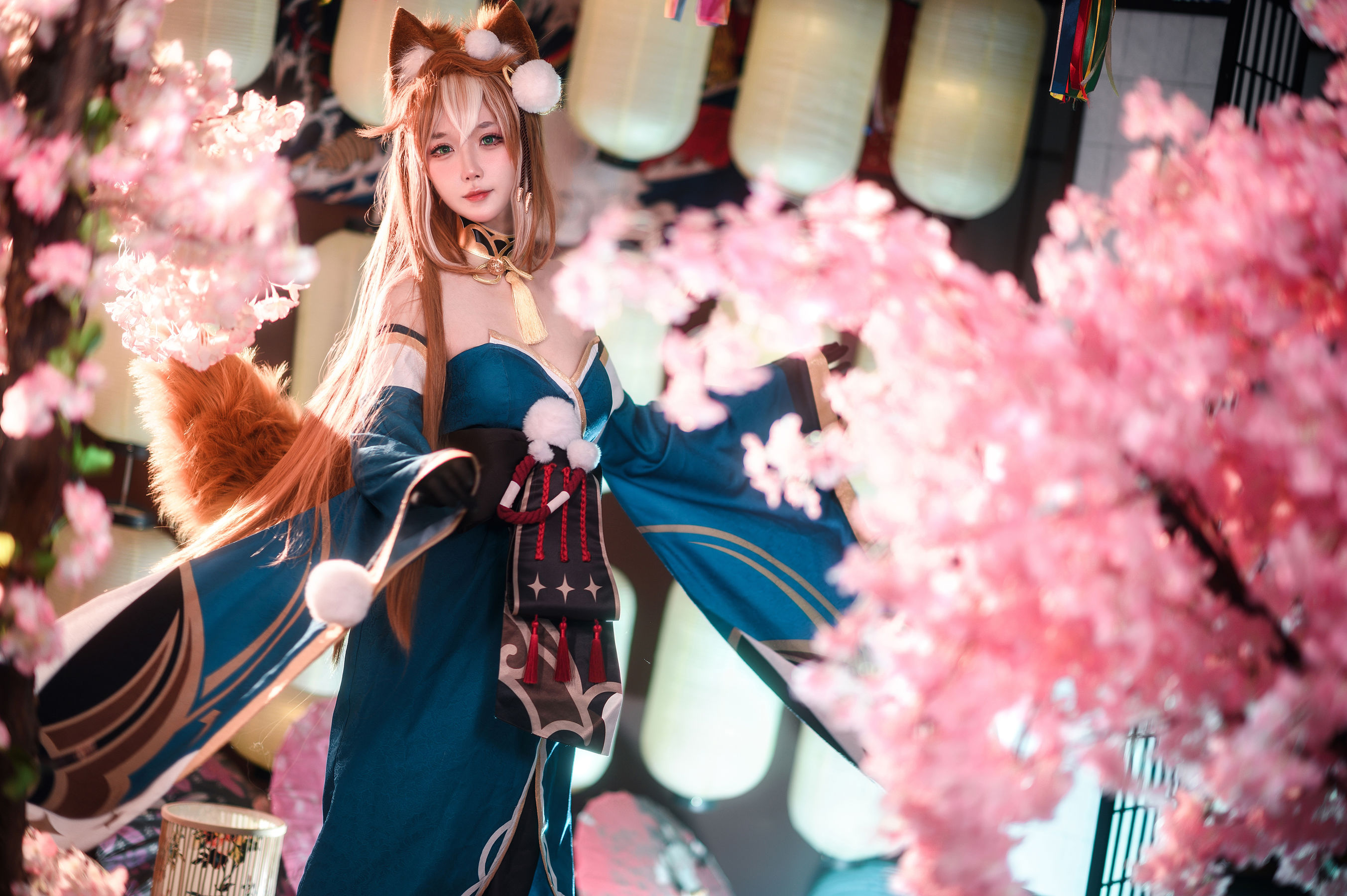 动漫博主阿包也是兔娘 - 原神 希娜小姐/(42P)