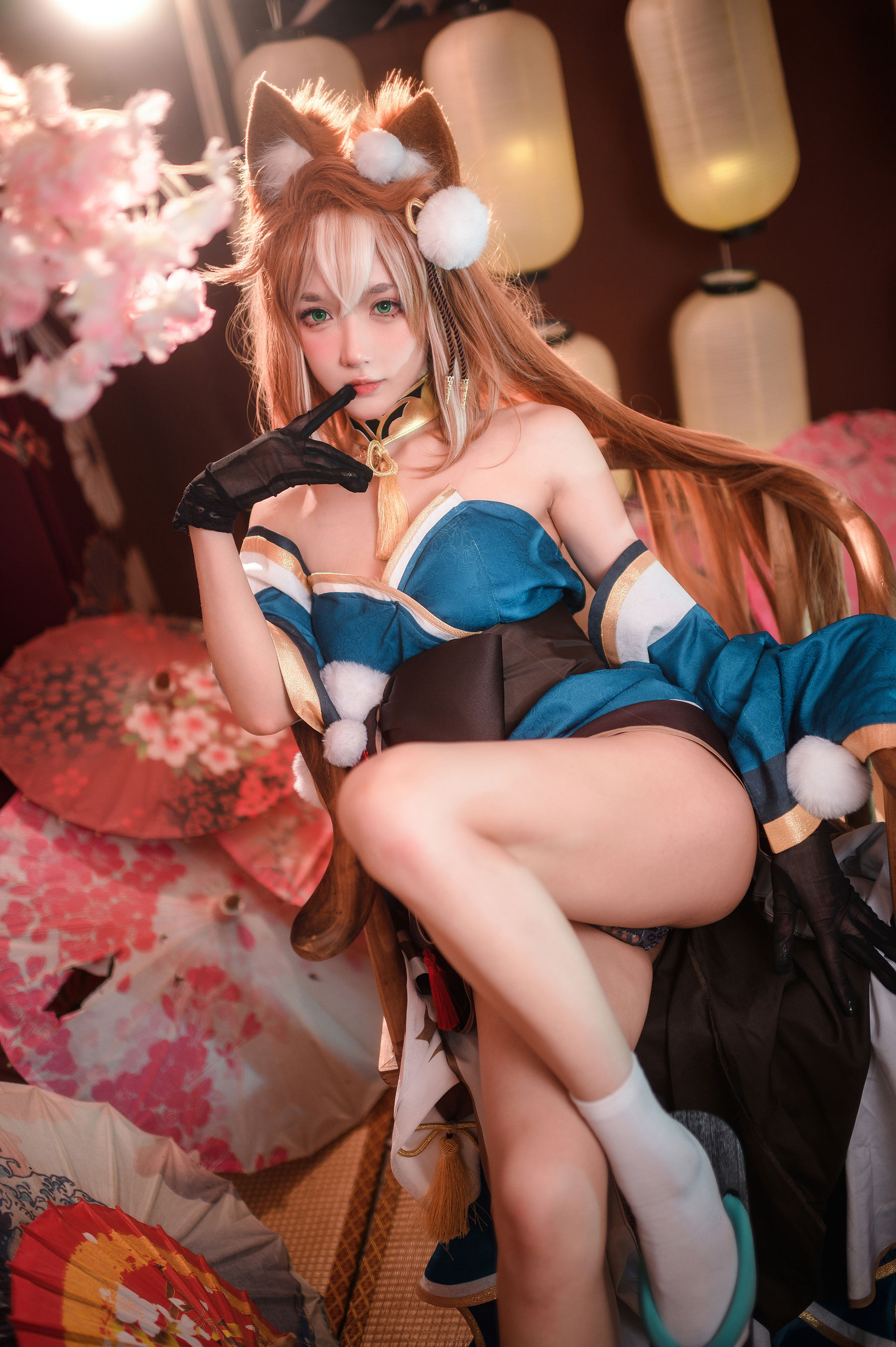 动漫博主阿包也是兔娘 - 原神 希娜小姐/(42P)