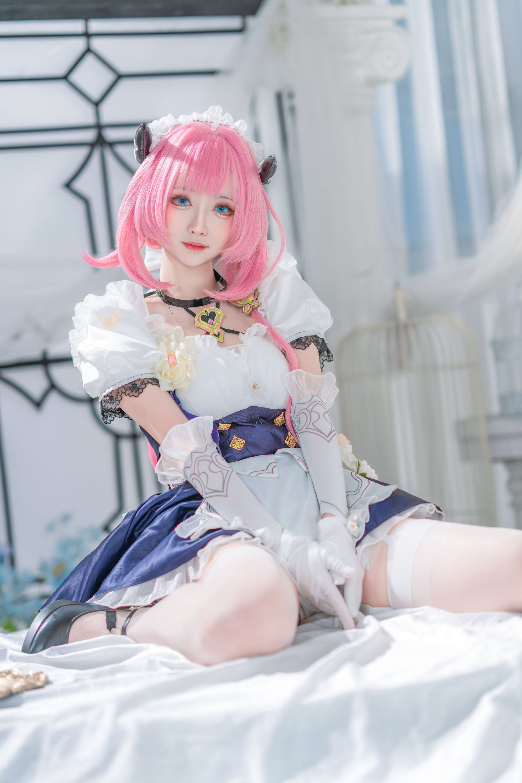 动漫博主大大卷卷小卷 - 崩坏3 爱莉希雅女仆/(29P)