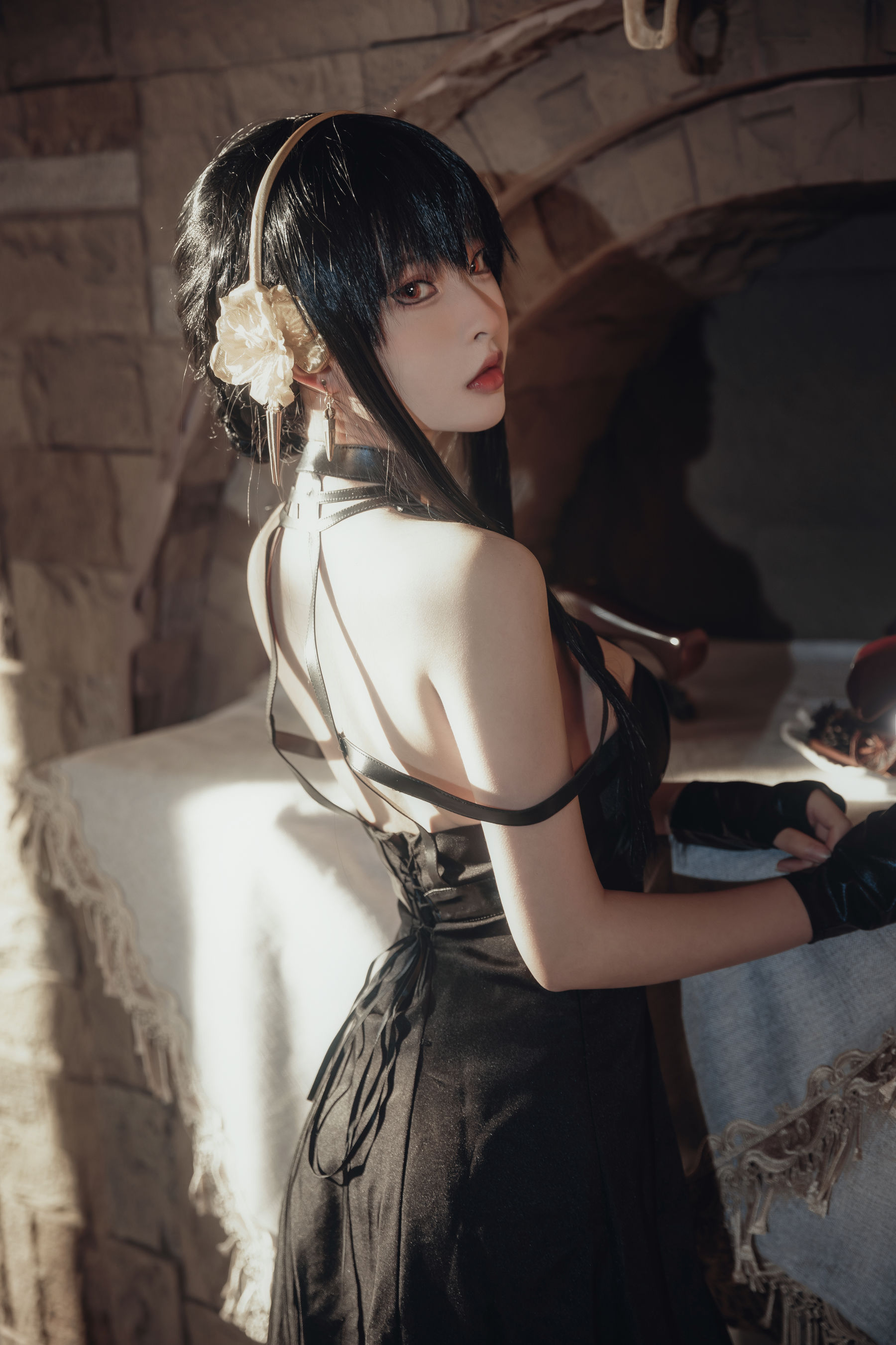 尤物清水由乃 - 间谍过家家 约尔战斗服/(30P)