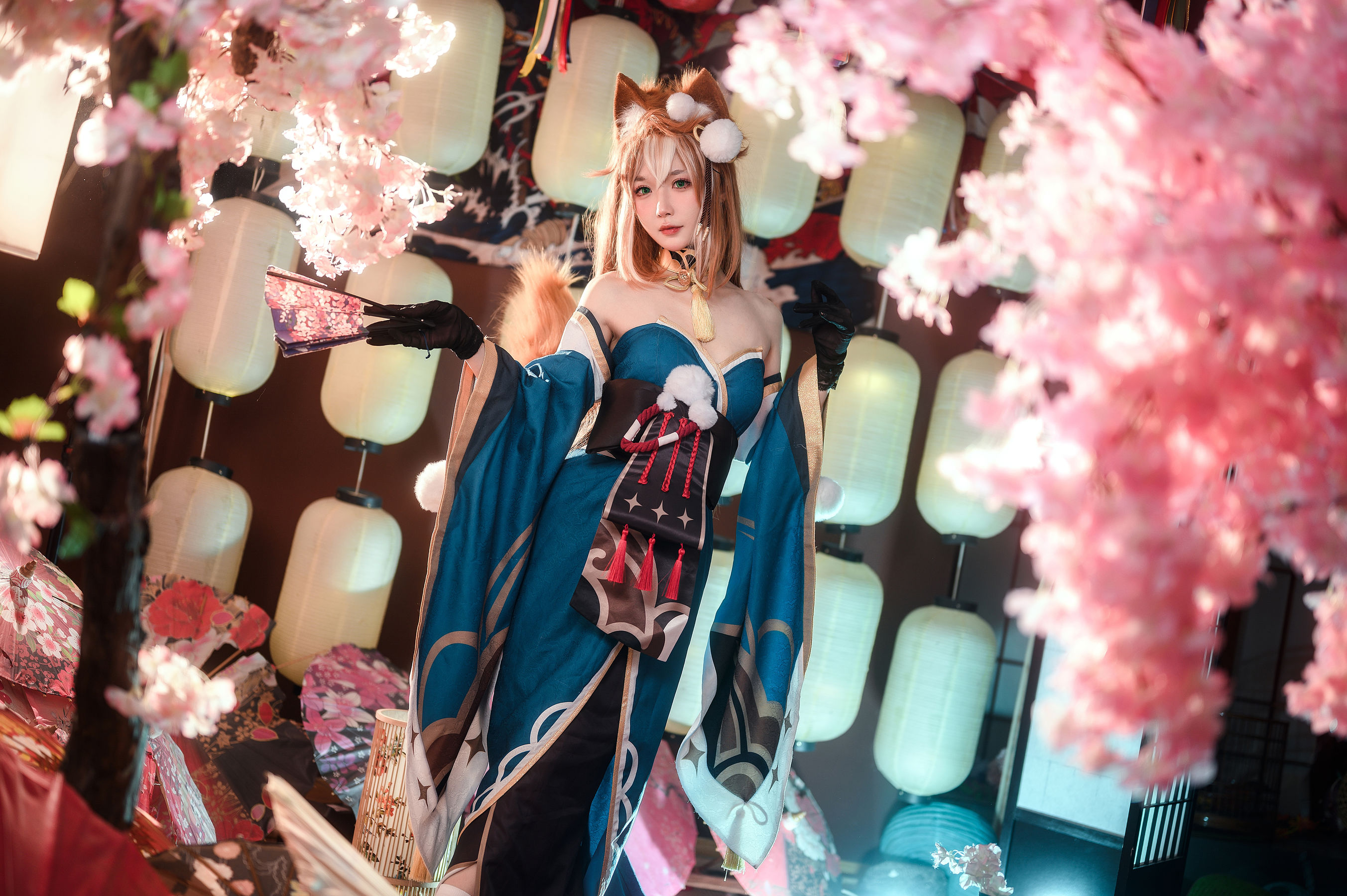 动漫博主阿包也是兔娘 - 原神 希娜小姐/(42P)