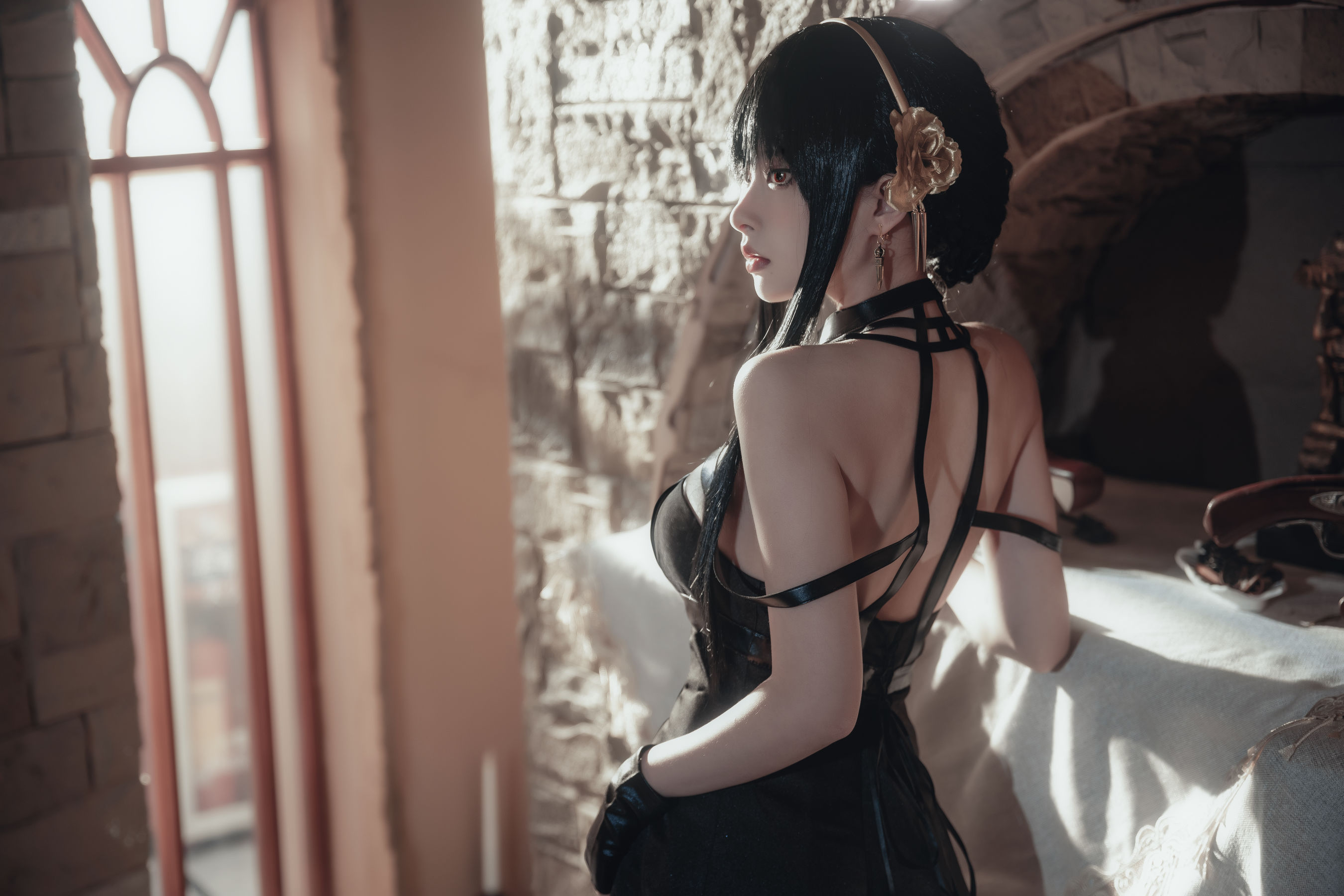 尤物清水由乃 - 间谍过家家 约尔战斗服/(30P)