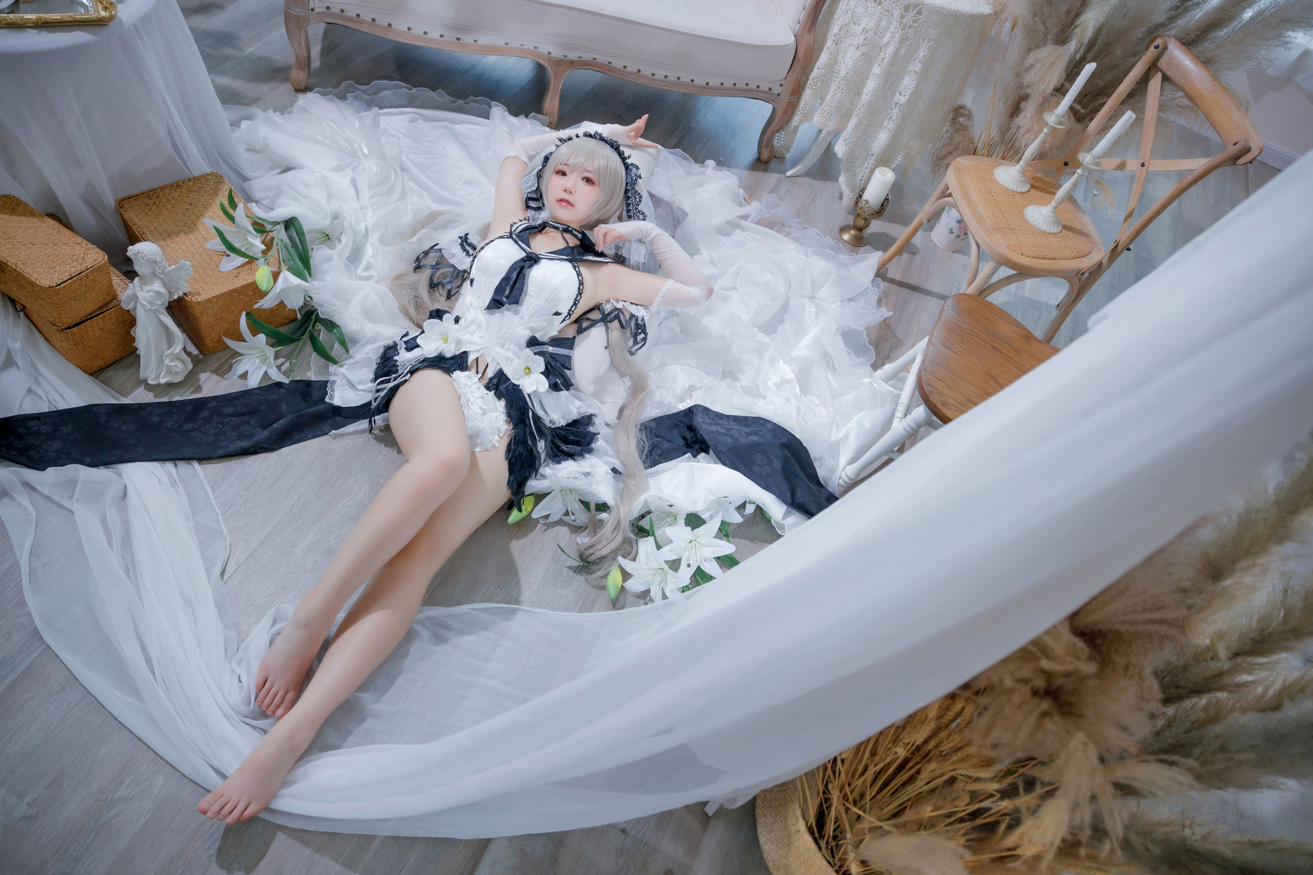 动漫博主樱落酱w - 碧蓝航线 可畏 礼服/(20P)