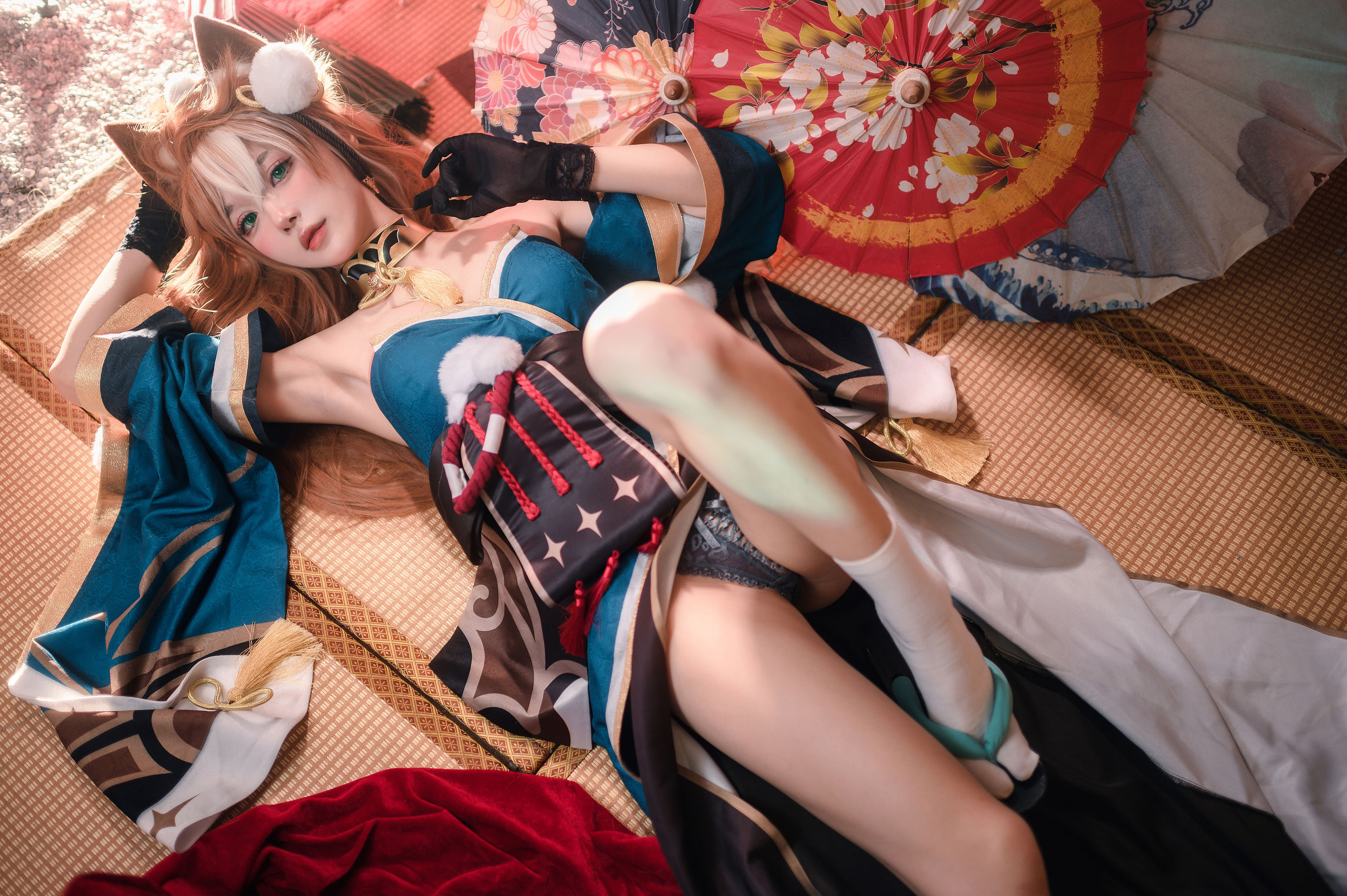 动漫博主阿包也是兔娘 - 原神 希娜小姐/(42P)