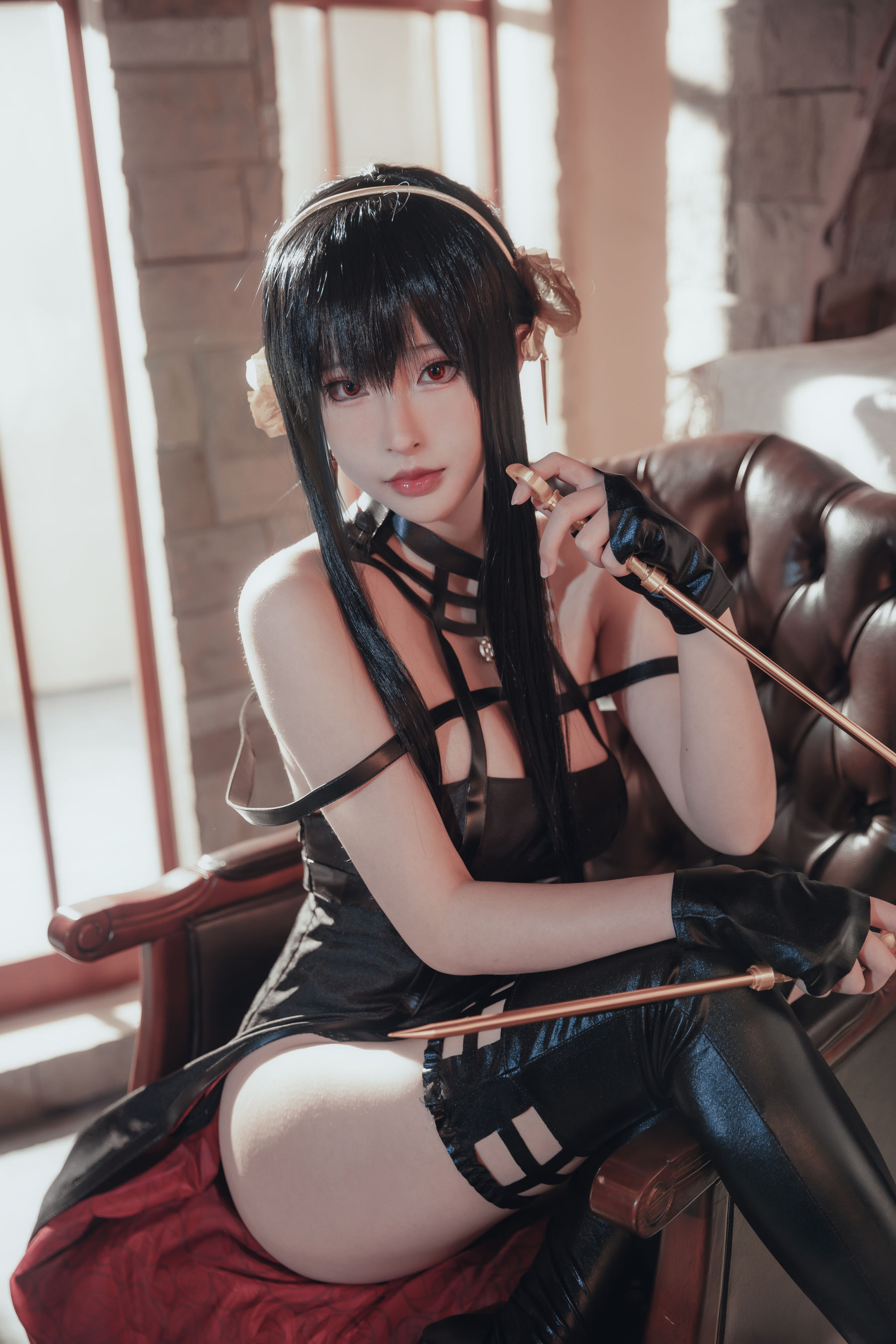 尤物清水由乃 - 间谍过家家 约尔战斗服/(30P)