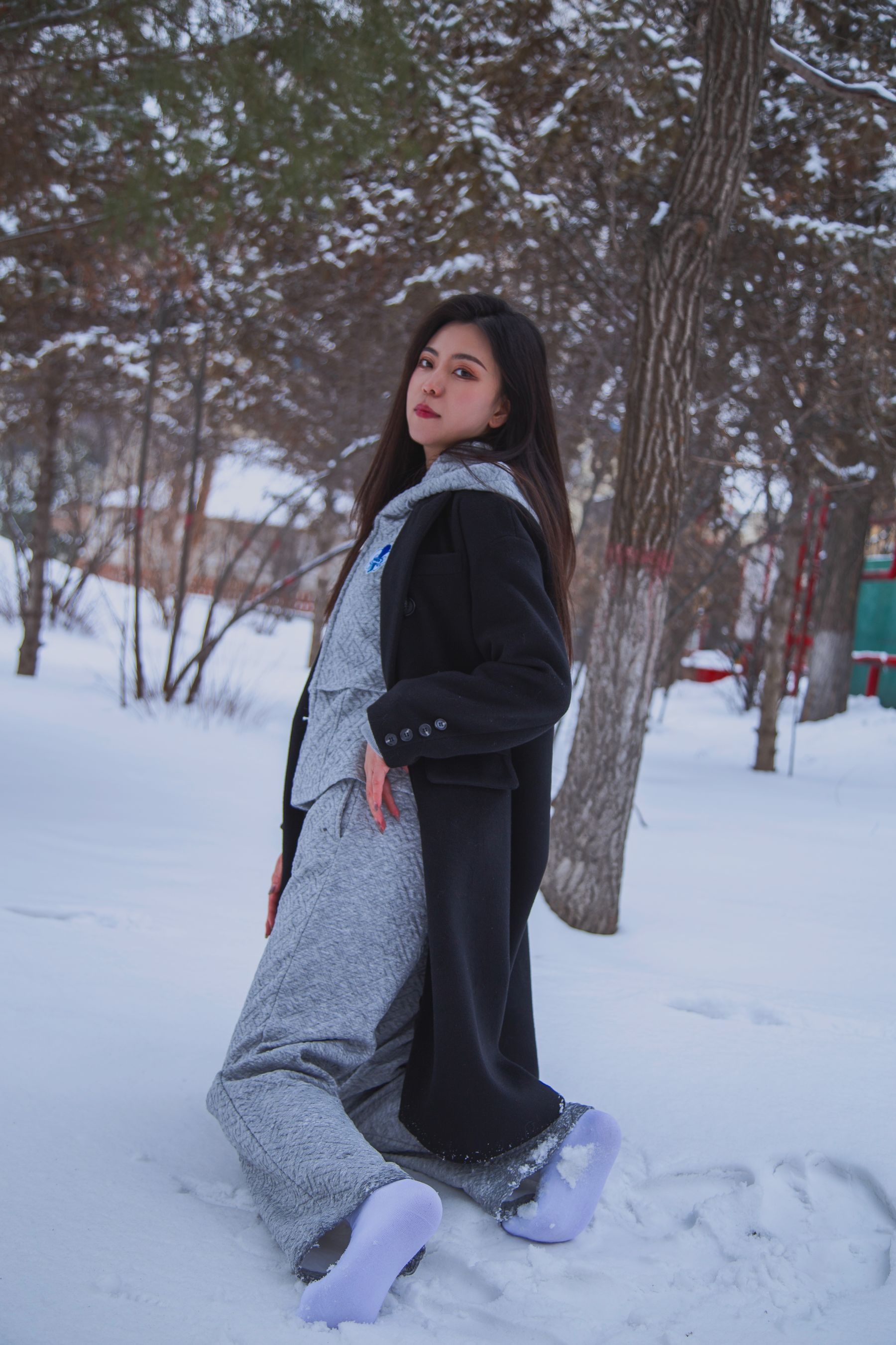 [织梦映像] 踏雪无痕-首次雪景拍摄，天寒地冻/(300P)