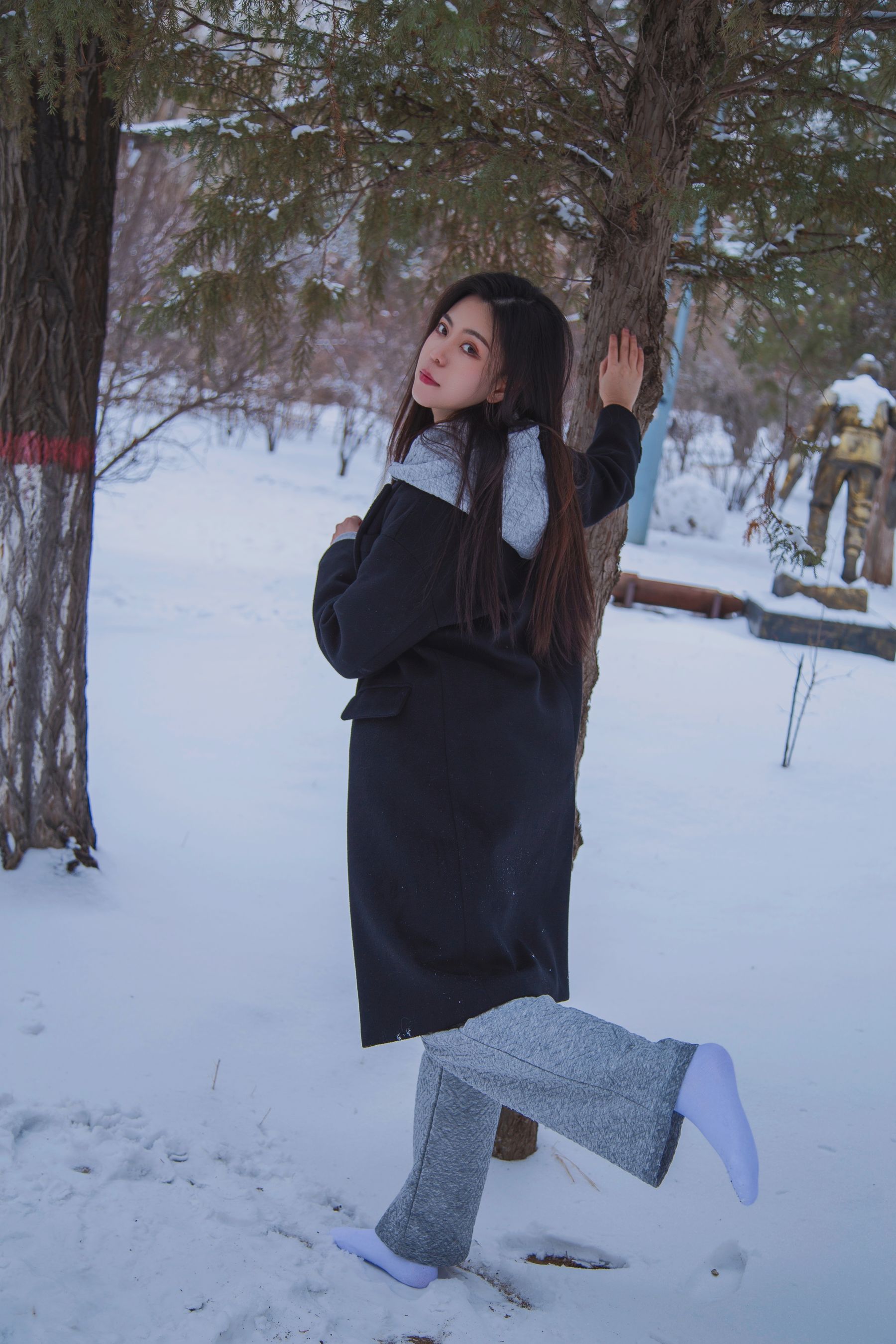 [织梦映像] 踏雪无痕-首次雪景拍摄，天寒地冻/(300P)