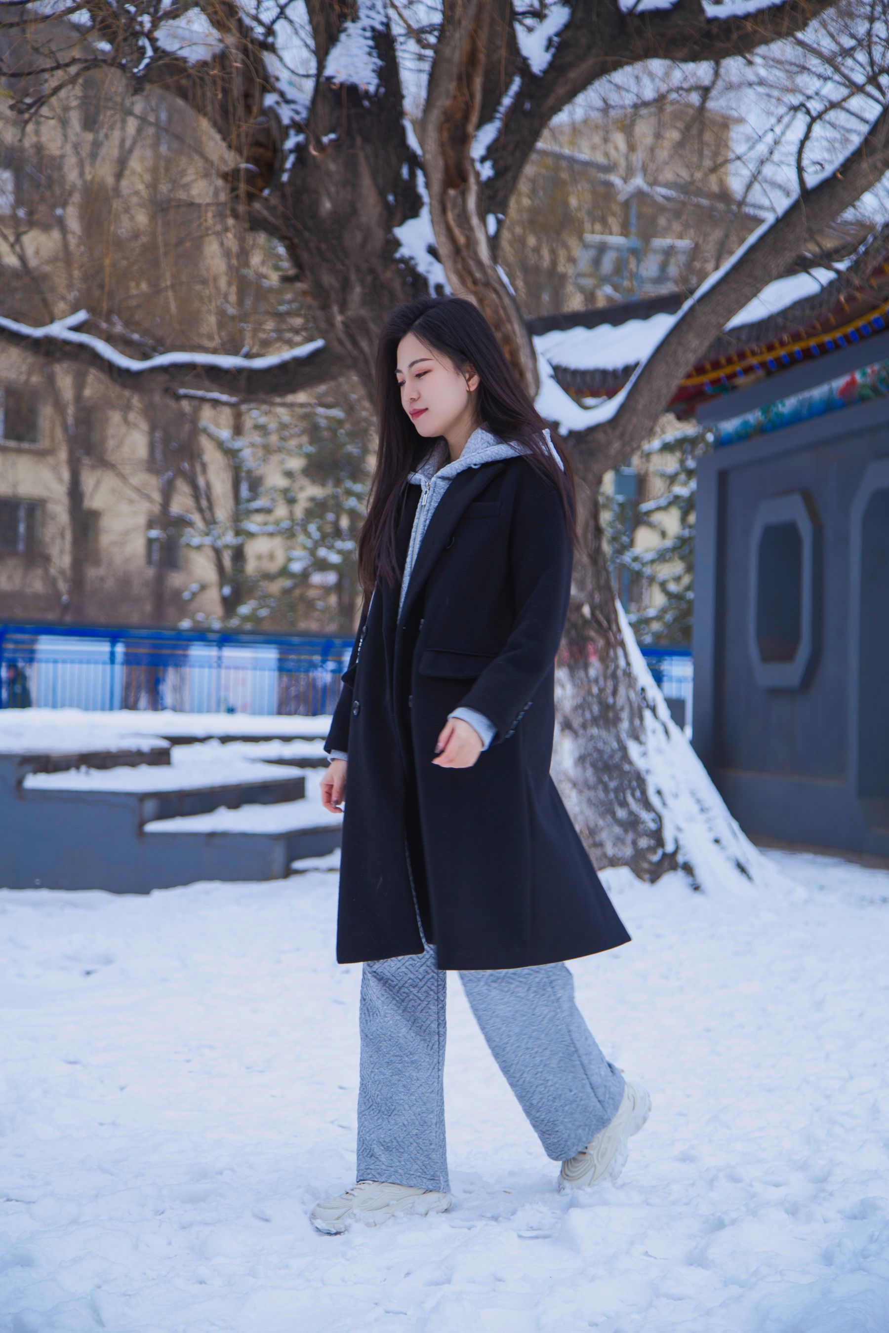 [织梦映像] 踏雪无痕-首次雪景拍摄，天寒地冻/(300P)