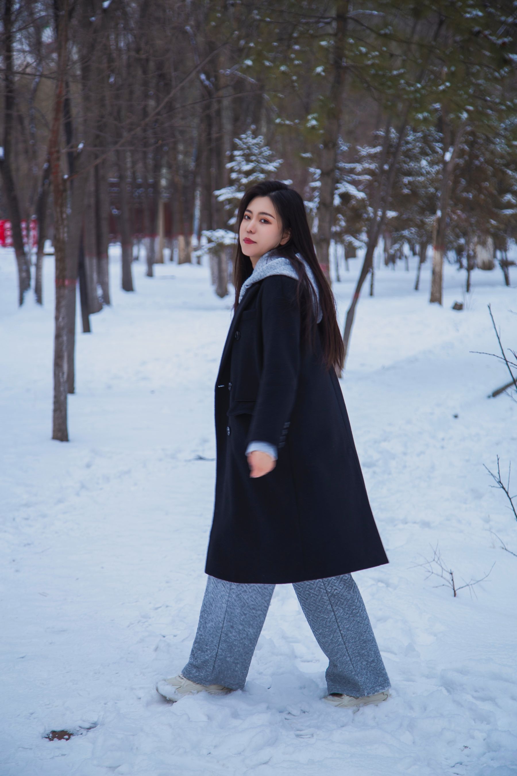 [织梦映像] 踏雪无痕-首次雪景拍摄，天寒地冻/(300P)