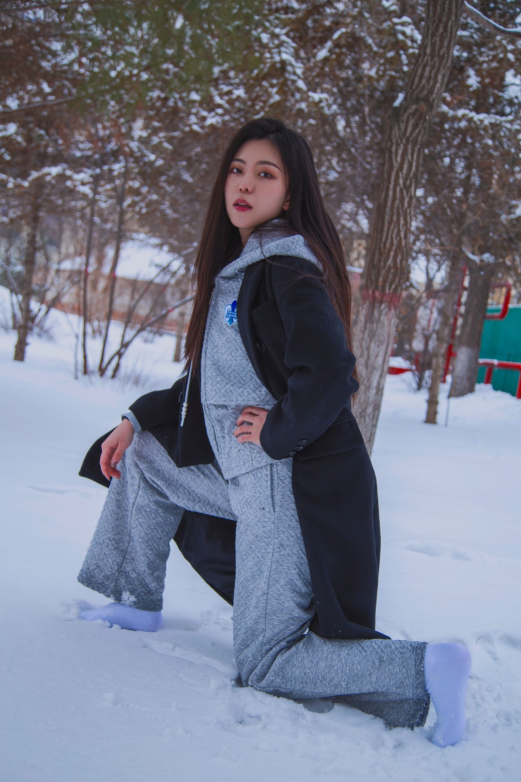 [织梦映像] 踏雪无痕-首次雪景拍摄，天寒地冻/(300P)