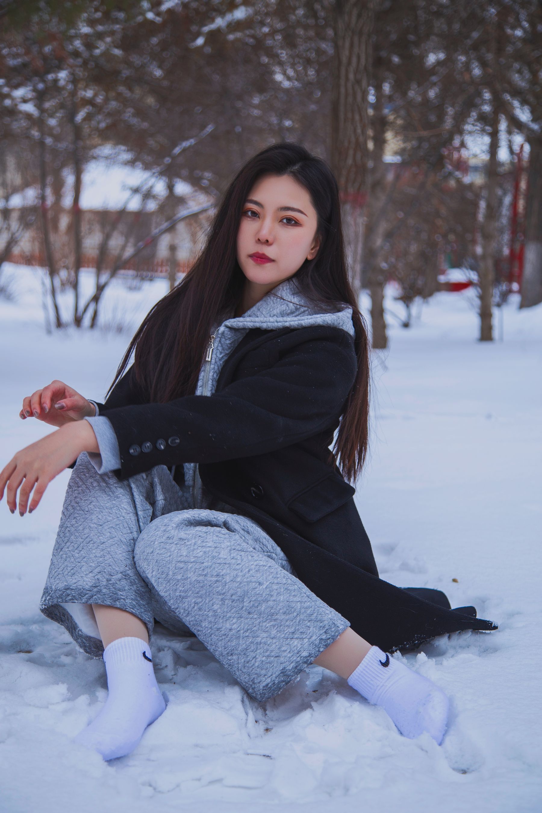 [织梦映像] 踏雪无痕-首次雪景拍摄，天寒地冻/(300P)