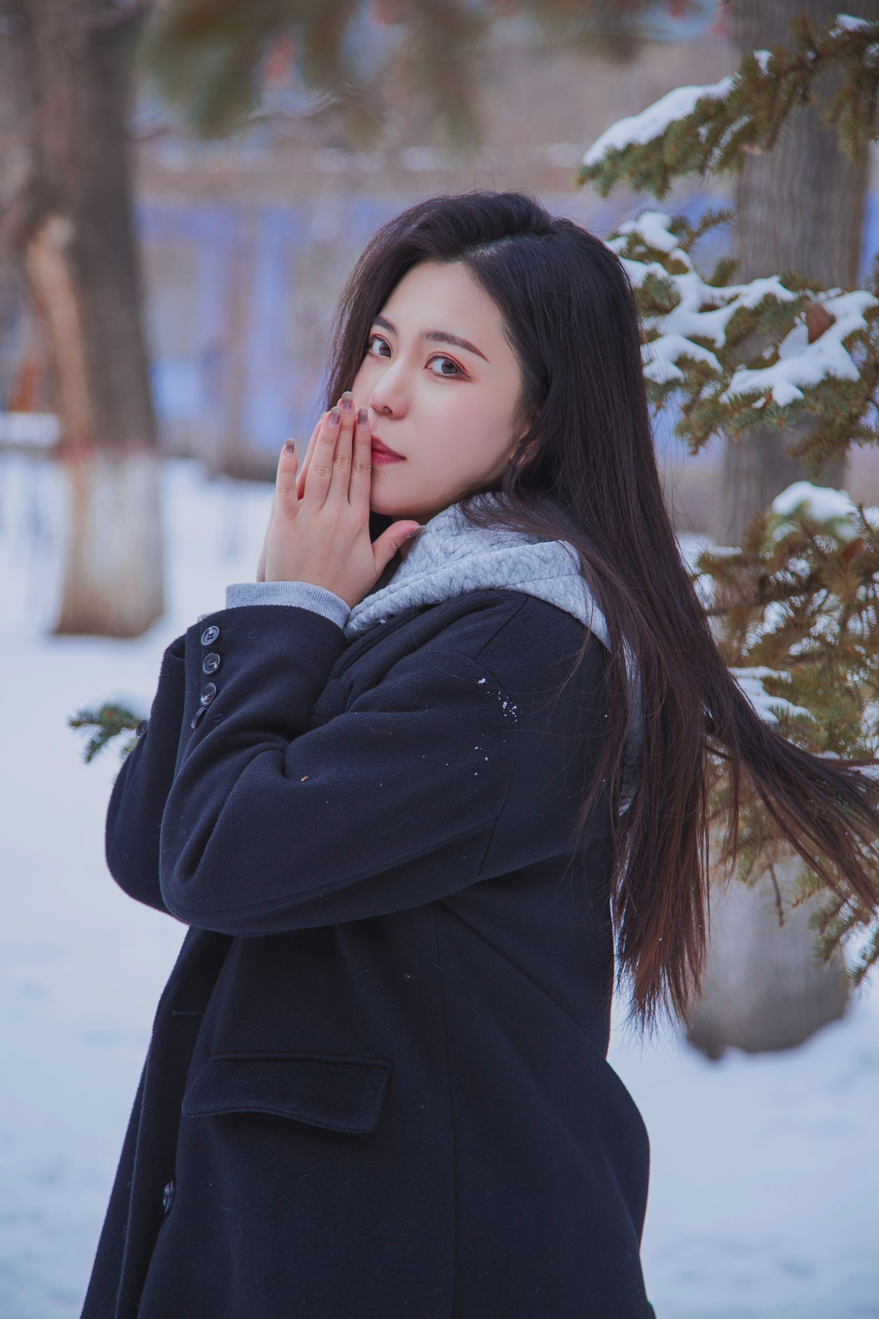 [织梦映像] 踏雪无痕-首次雪景拍摄，天寒地冻/(300P)