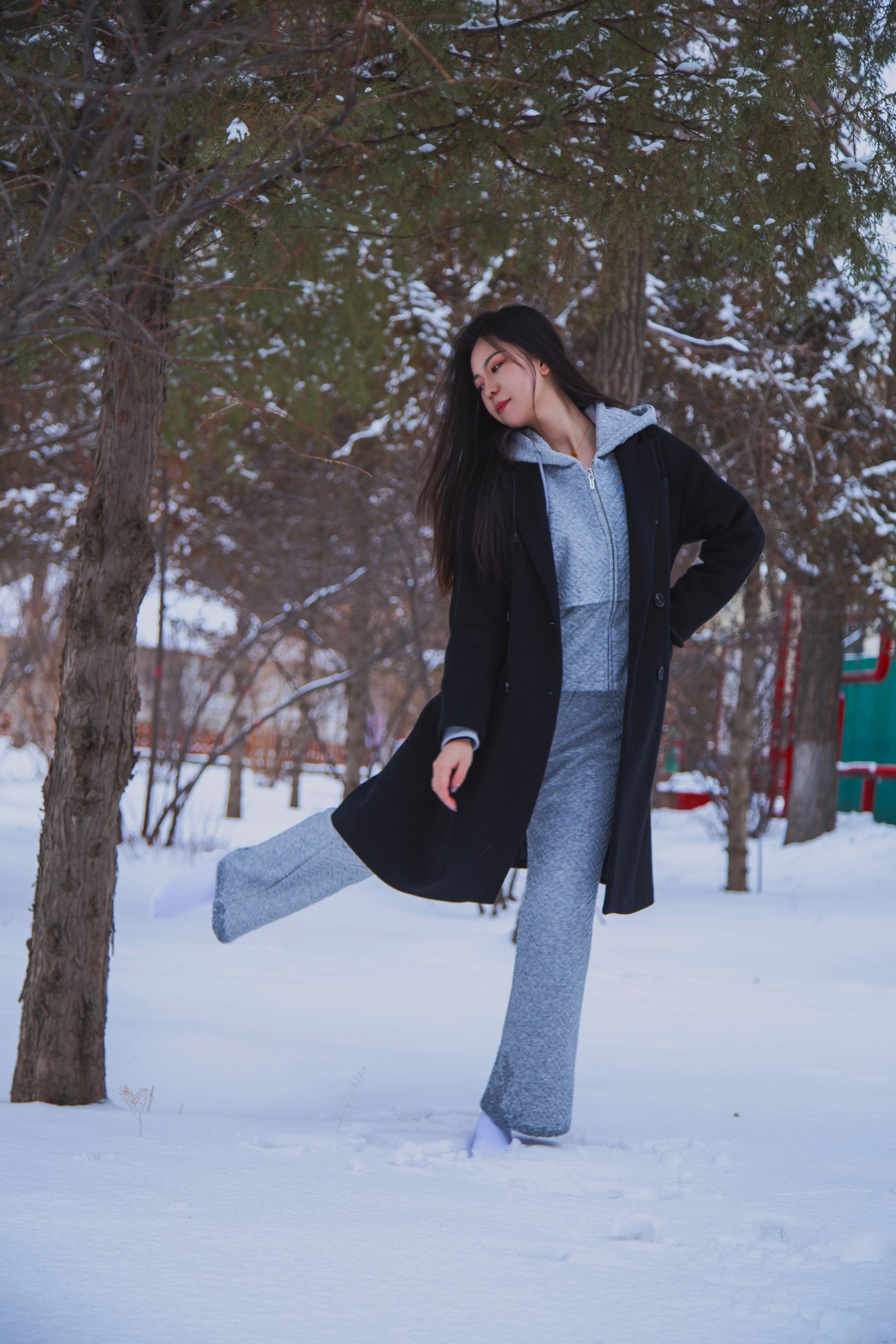 [织梦映像] 踏雪无痕-首次雪景拍摄，天寒地冻/(300P)