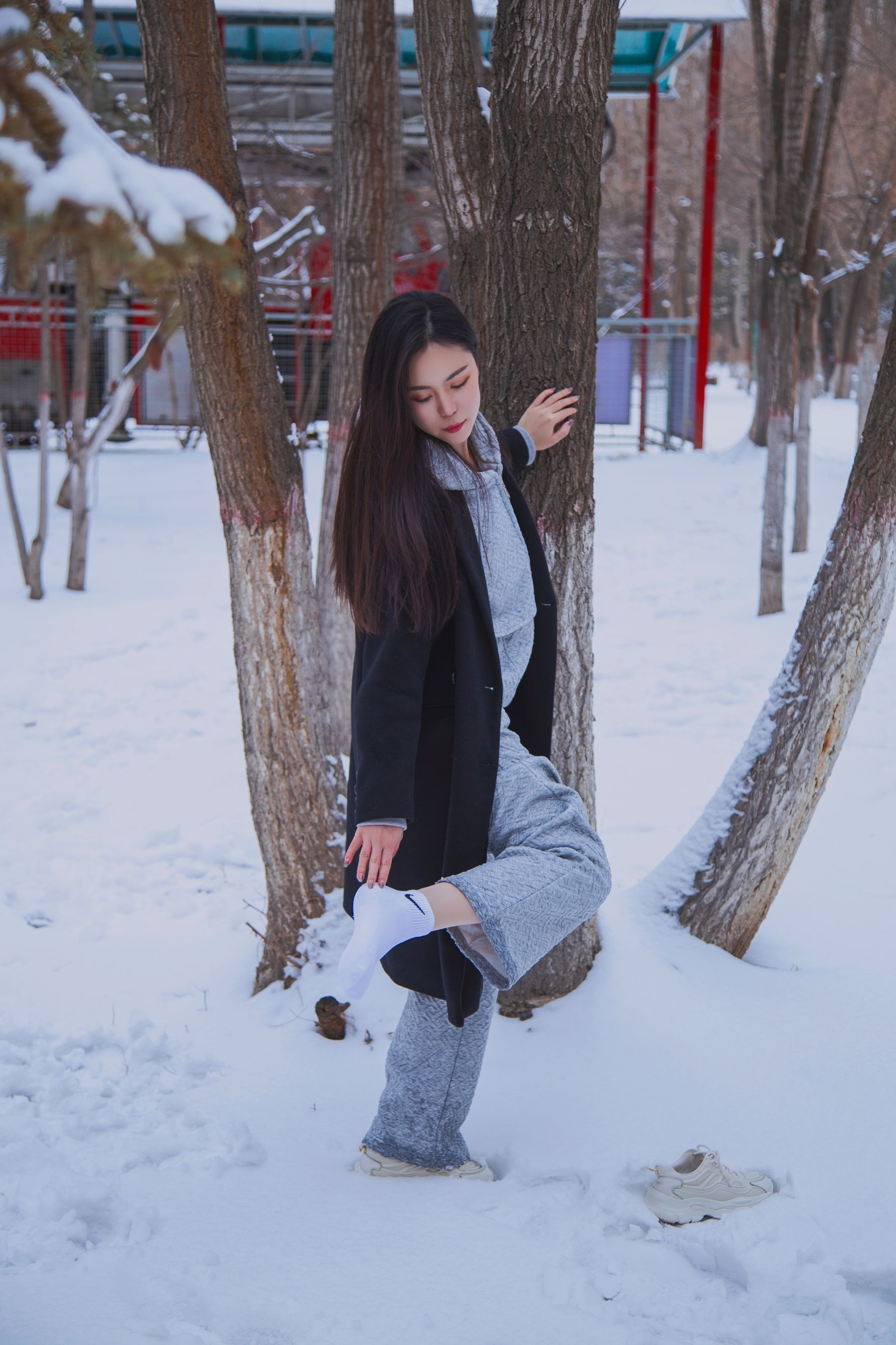 [织梦映像] 踏雪无痕-首次雪景拍摄，天寒地冻/(300P)