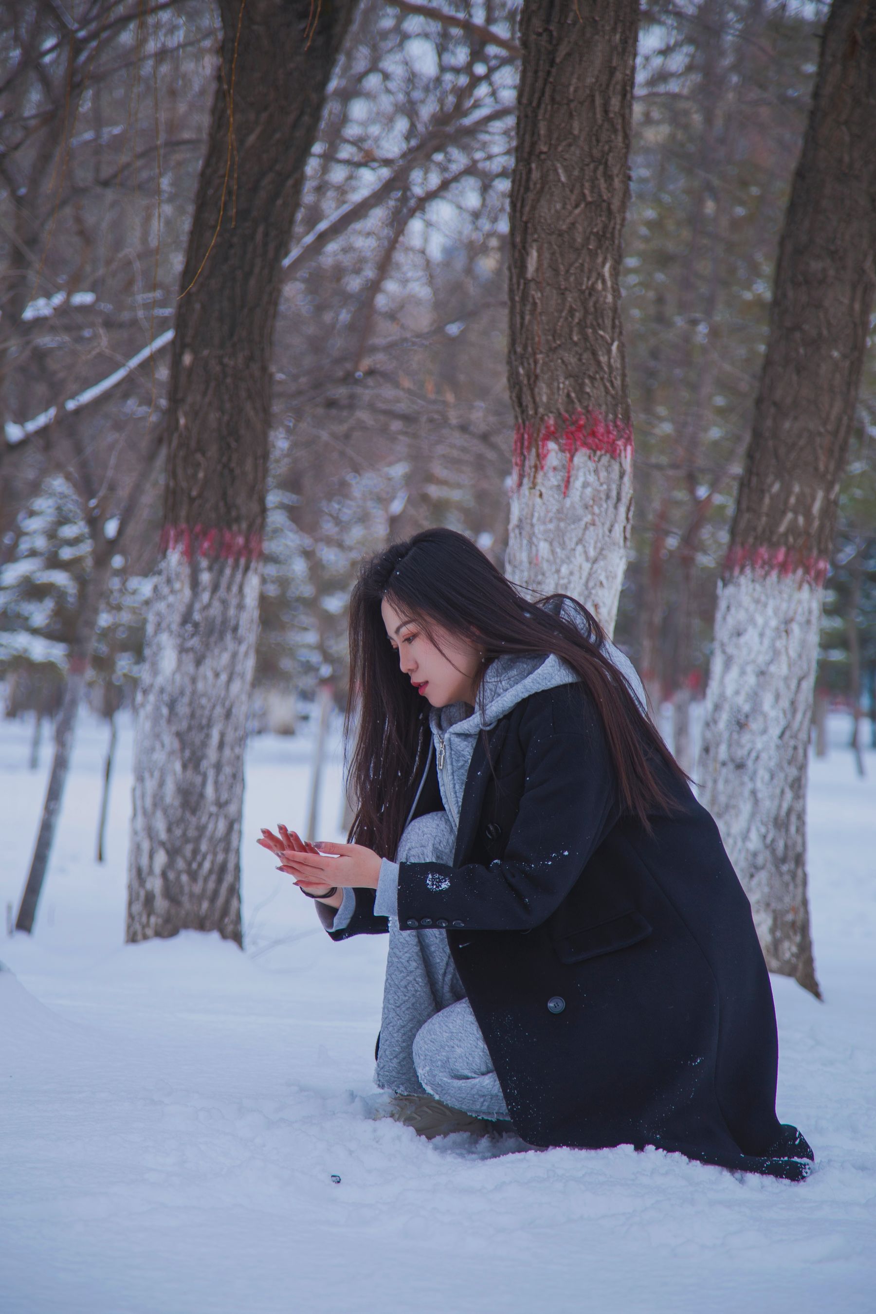 [织梦映像] 踏雪无痕-首次雪景拍摄，天寒地冻/(300P)
