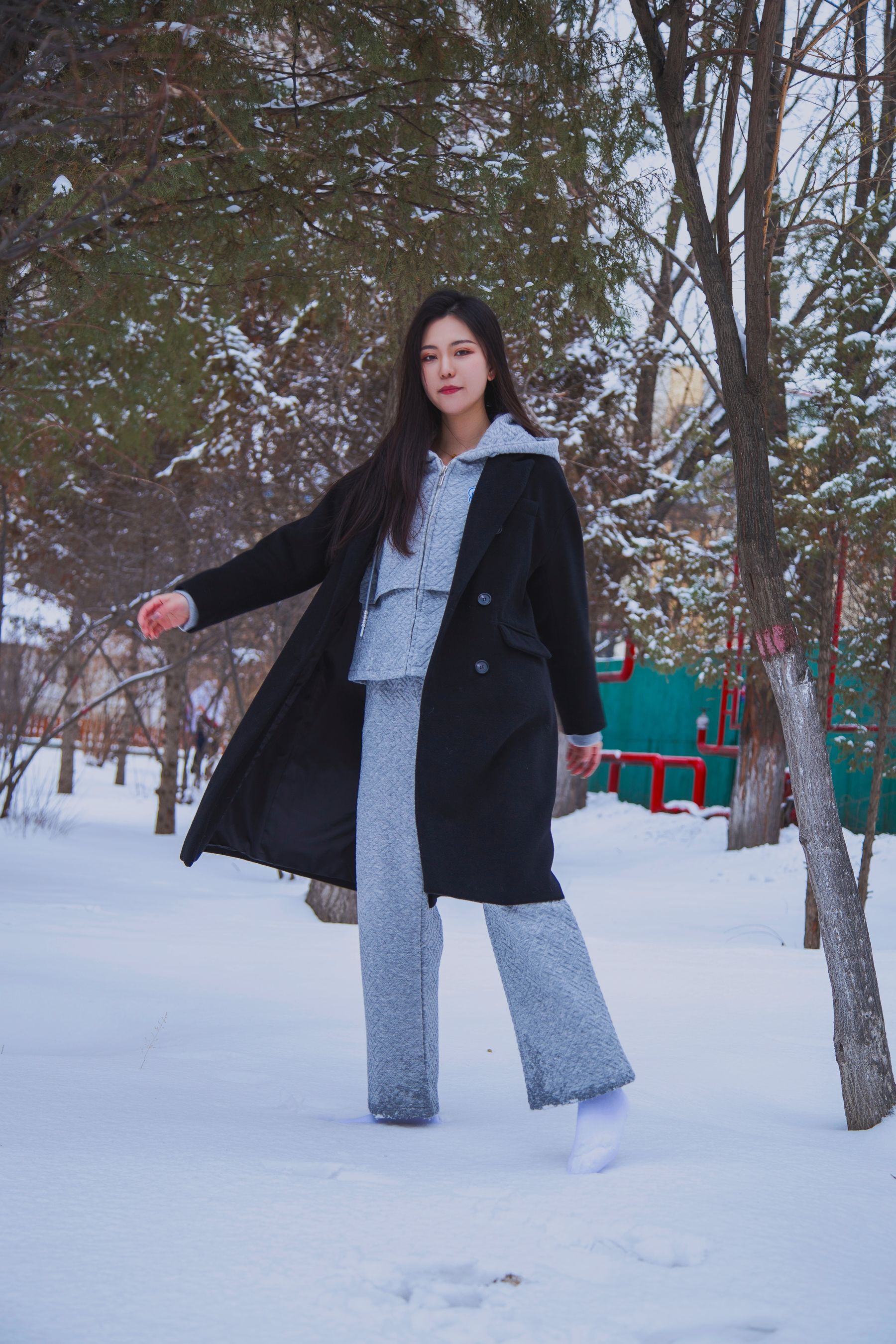 [织梦映像] 踏雪无痕-首次雪景拍摄，天寒地冻/(300P)