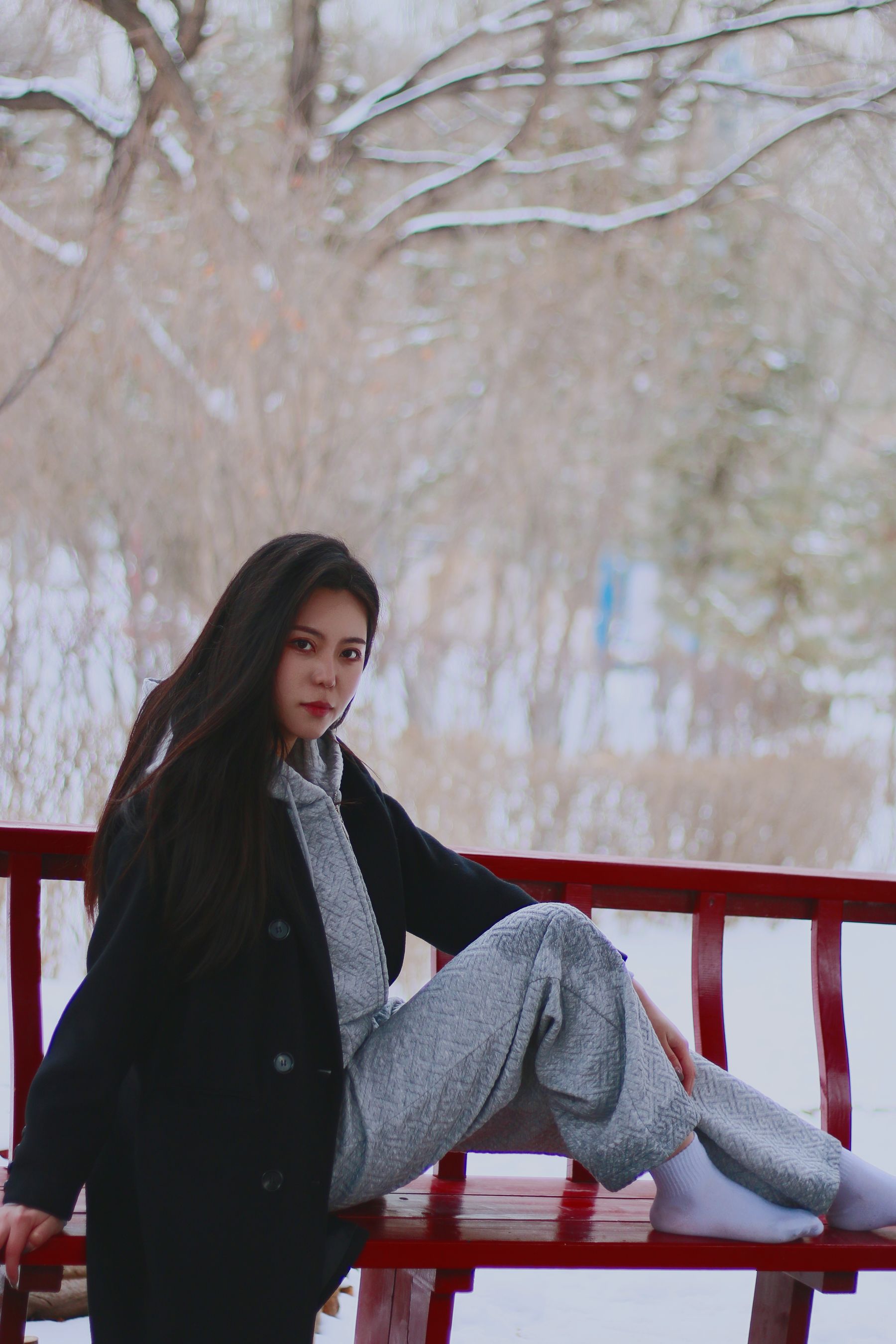 [织梦映像] 踏雪无痕-首次雪景拍摄，天寒地冻/(300P)