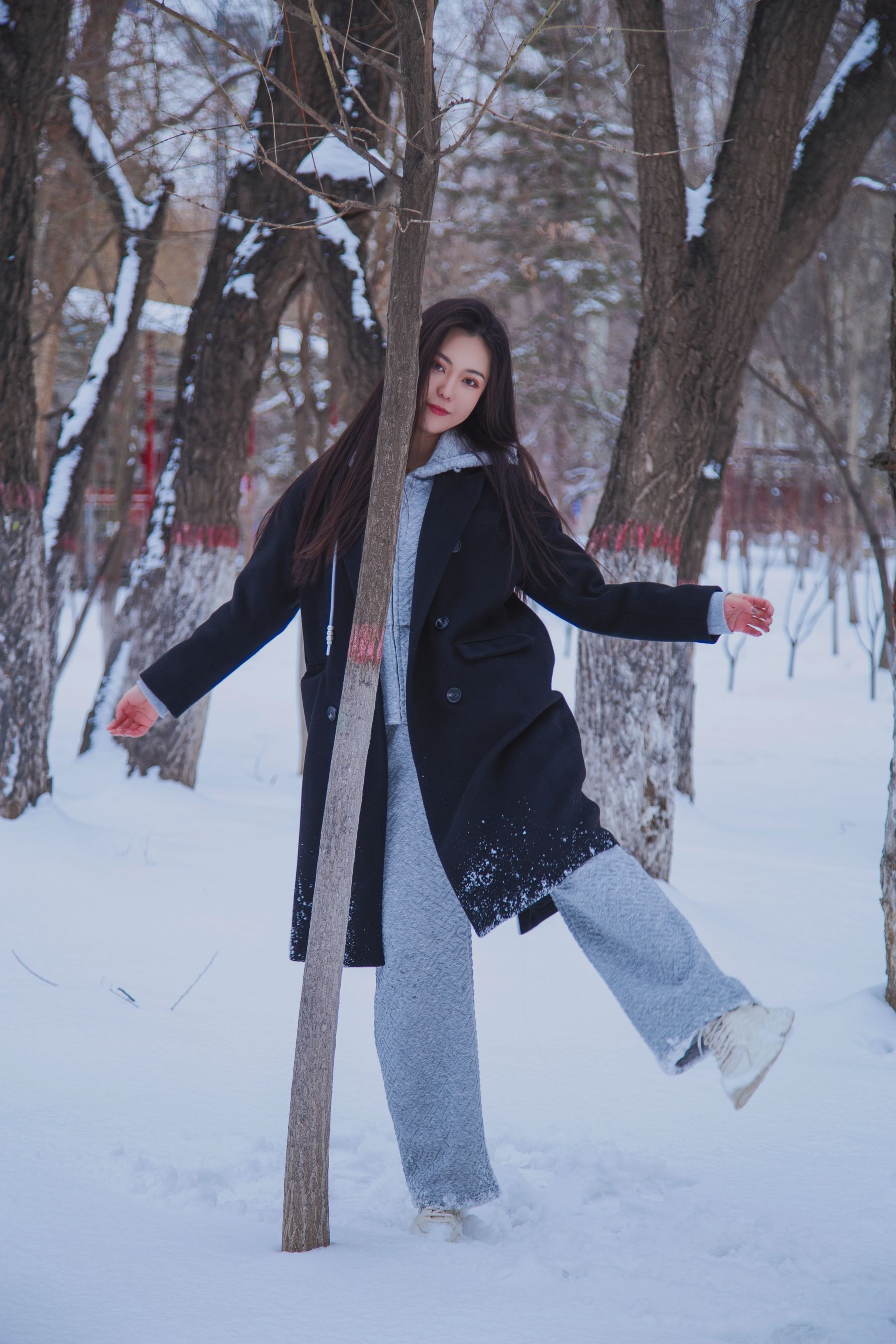 [织梦映像] 踏雪无痕-首次雪景拍摄，天寒地冻/(300P)