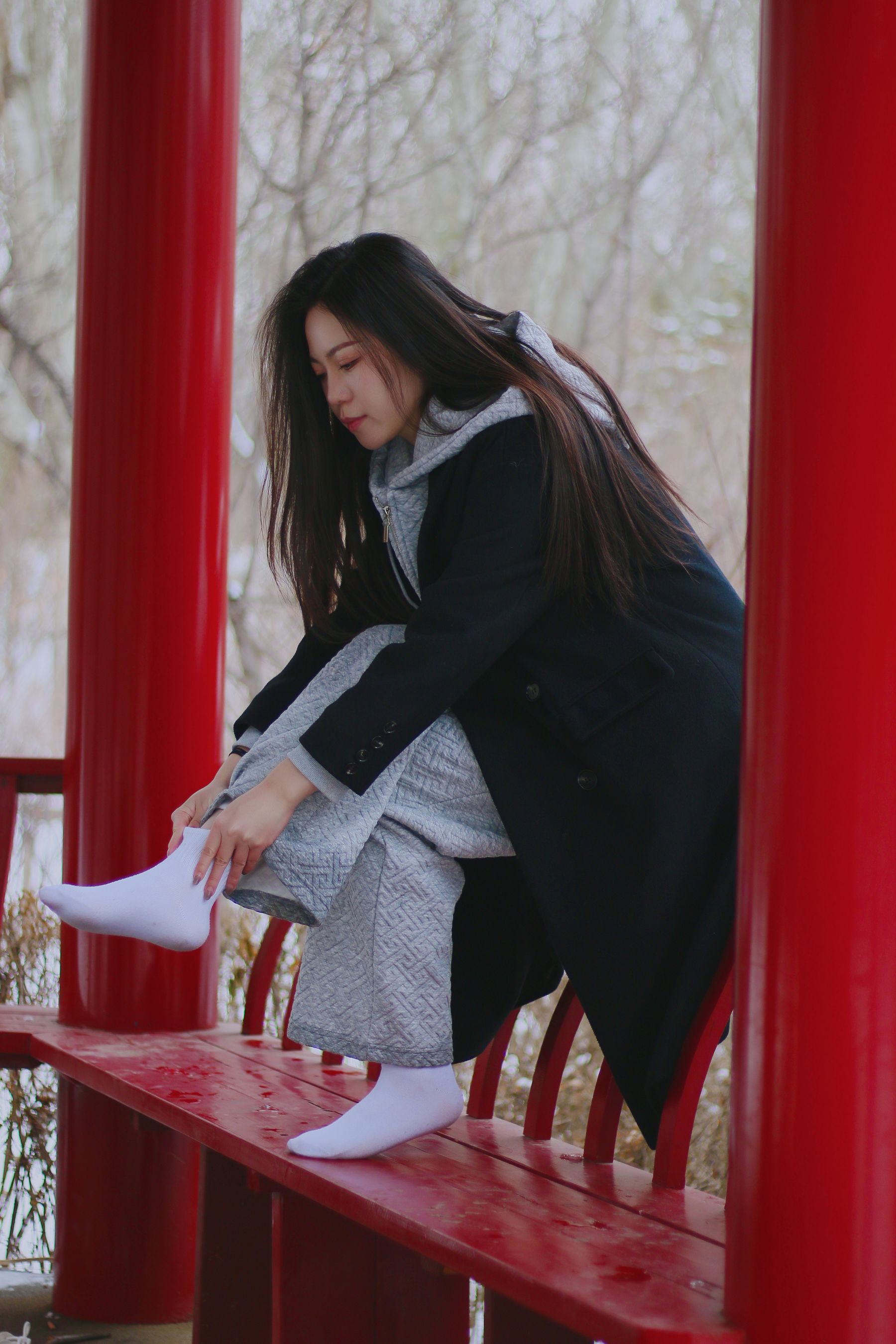 [织梦映像] 踏雪无痕-首次雪景拍摄，天寒地冻/(300P)