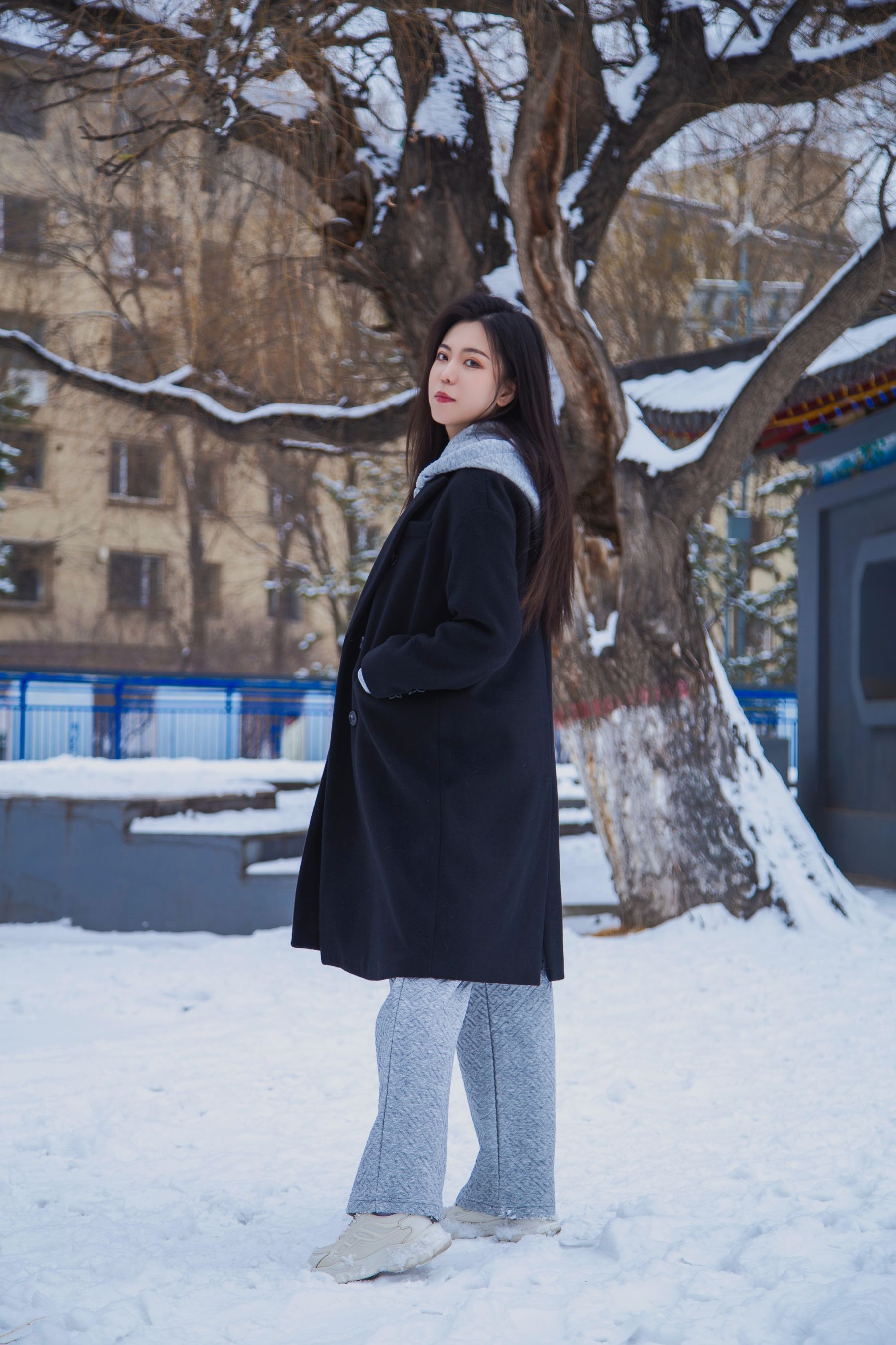 [织梦映像] 踏雪无痕-首次雪景拍摄，天寒地冻/(300P)