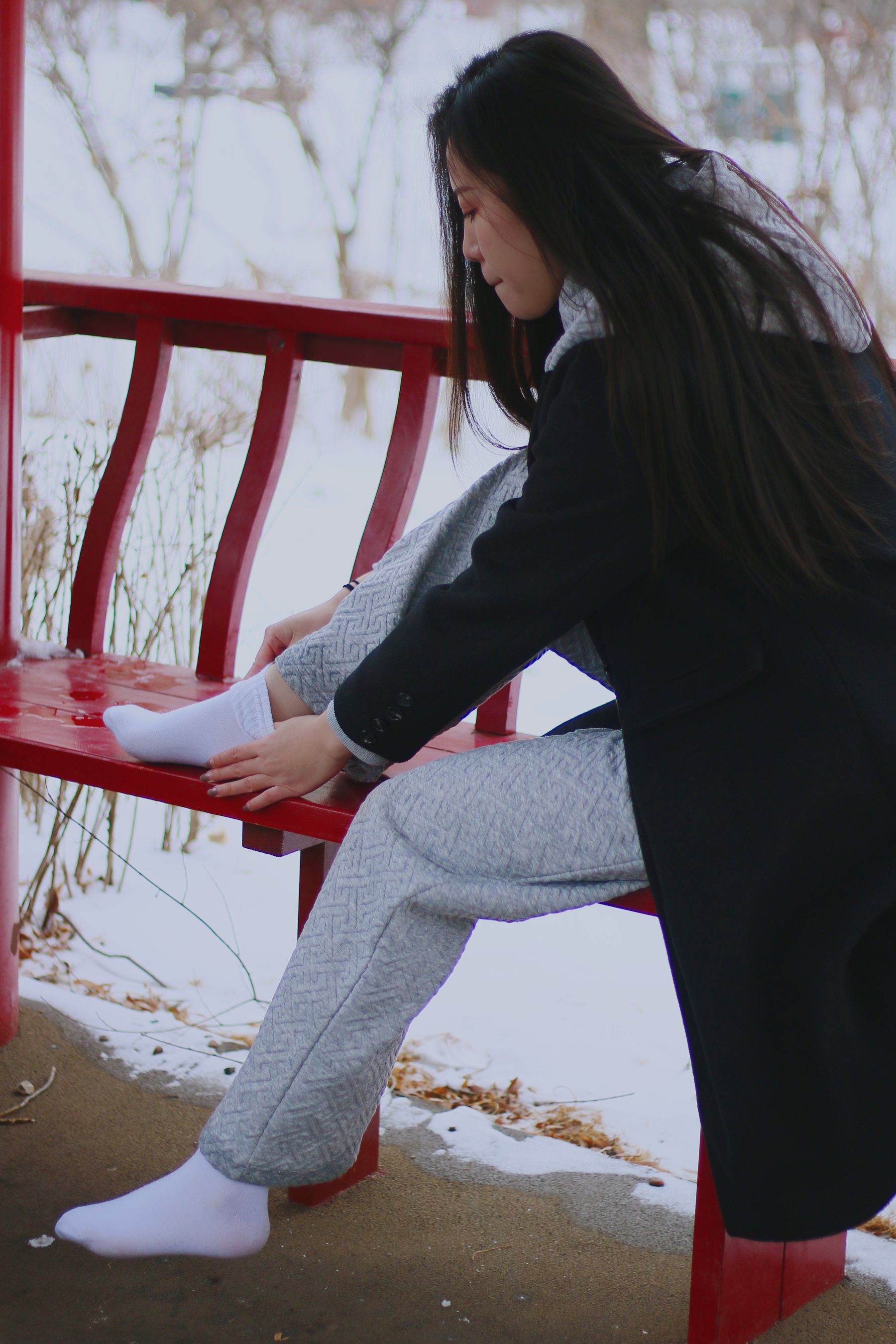 [织梦映像] 踏雪无痕-首次雪景拍摄，天寒地冻/(300P)