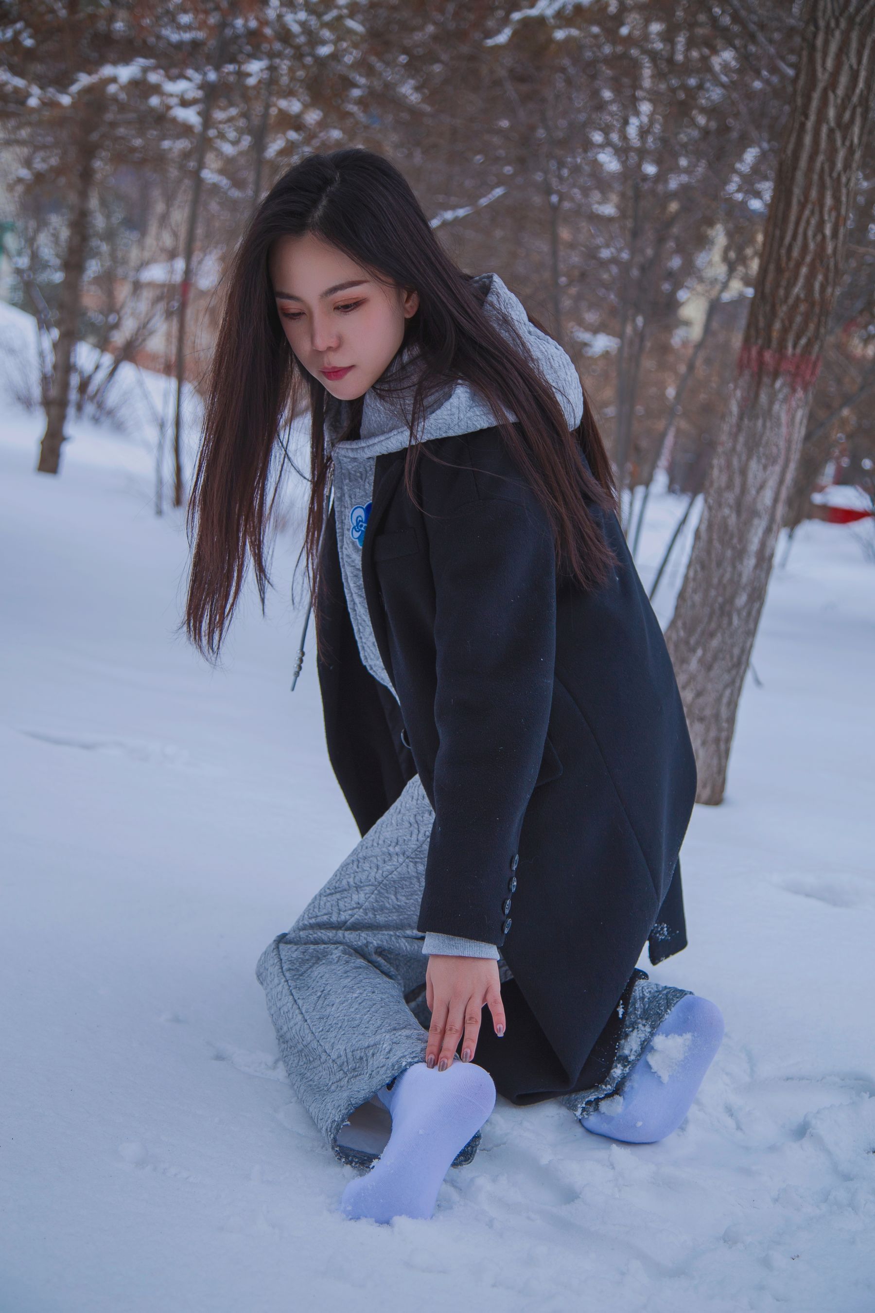 [织梦映像] 踏雪无痕-首次雪景拍摄，天寒地冻/(300P)