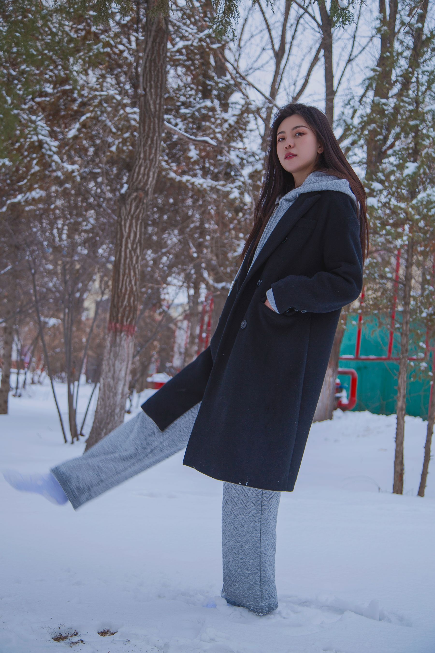 [织梦映像] 踏雪无痕-首次雪景拍摄，天寒地冻/(300P)