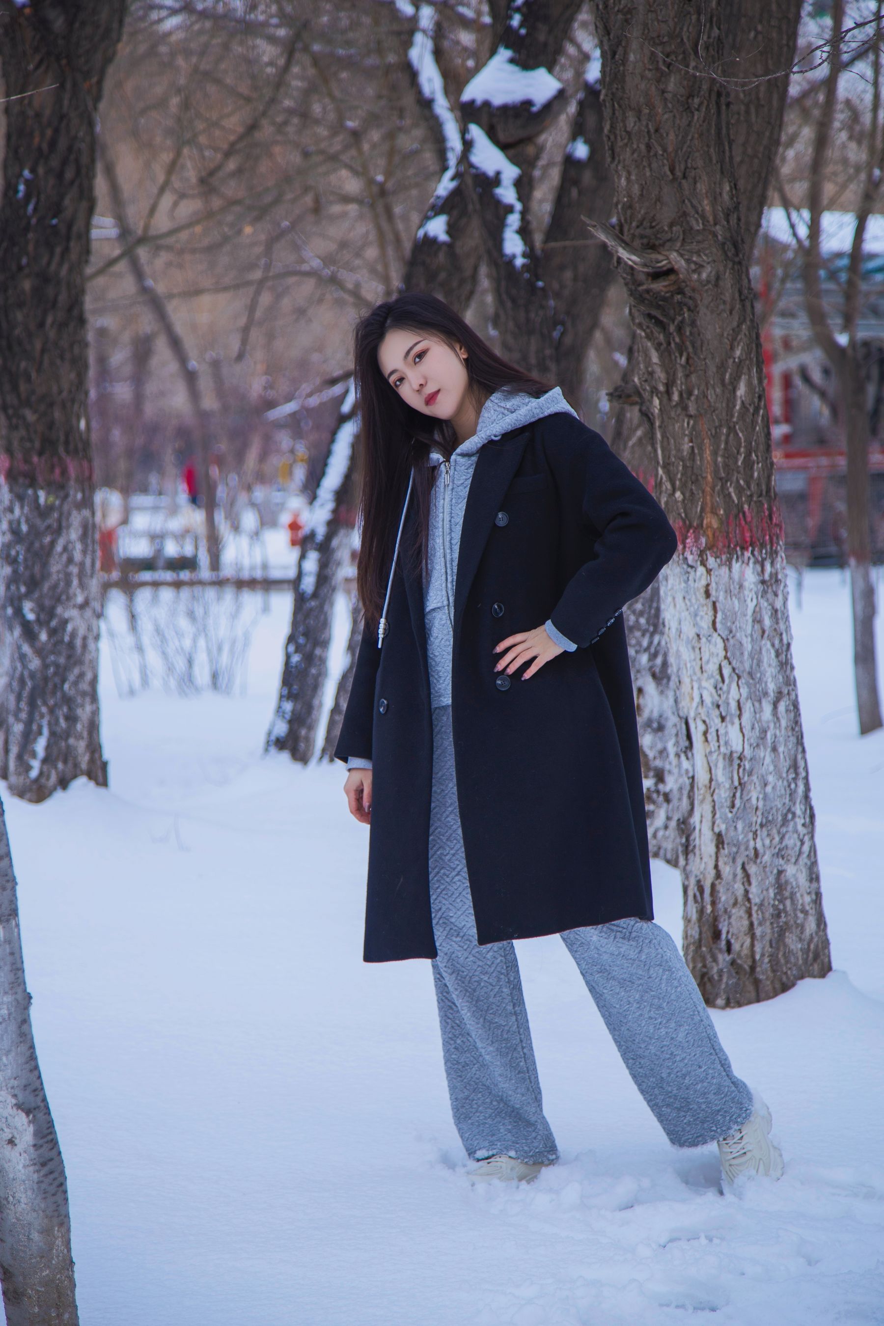 [织梦映像] 踏雪无痕-首次雪景拍摄，天寒地冻/(300P)