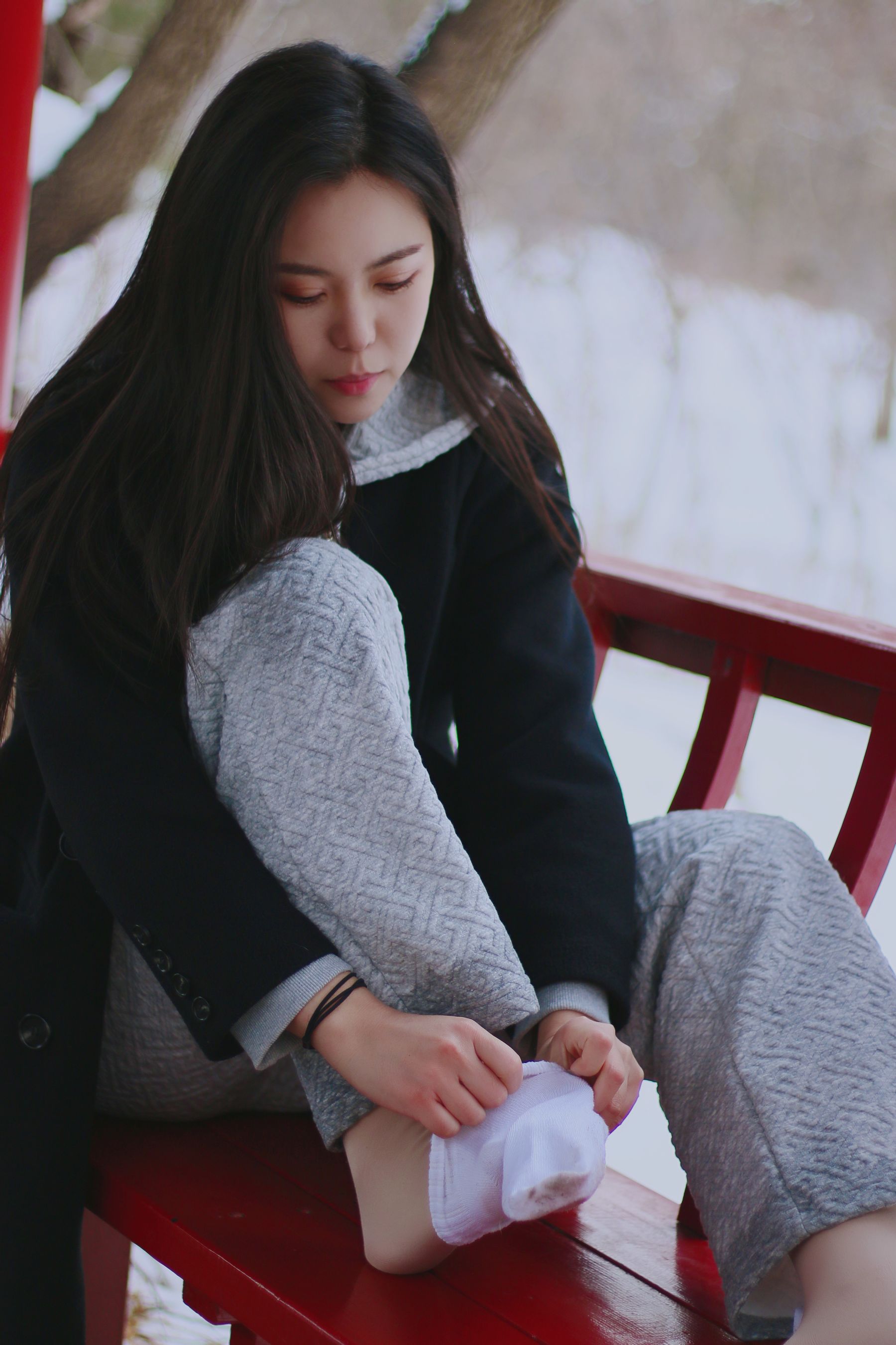 [织梦映像] 踏雪无痕-首次雪景拍摄，天寒地冻/(300P)