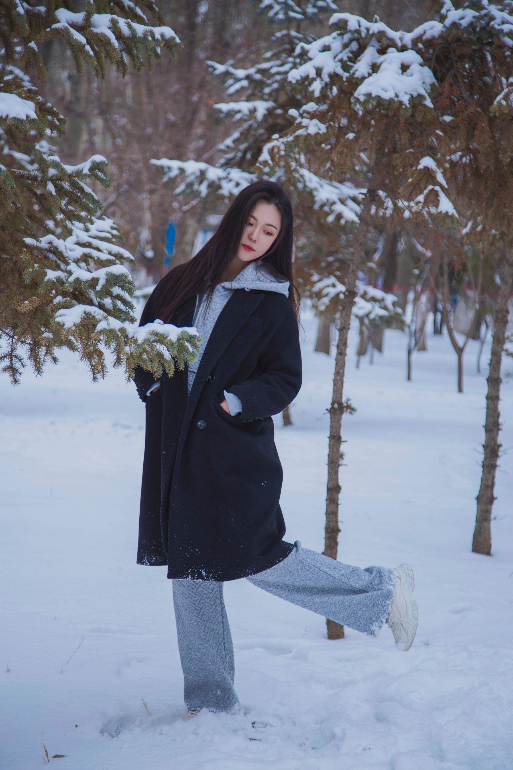 [织梦映像] 踏雪无痕-首次雪景拍摄，天寒地冻/(300P)