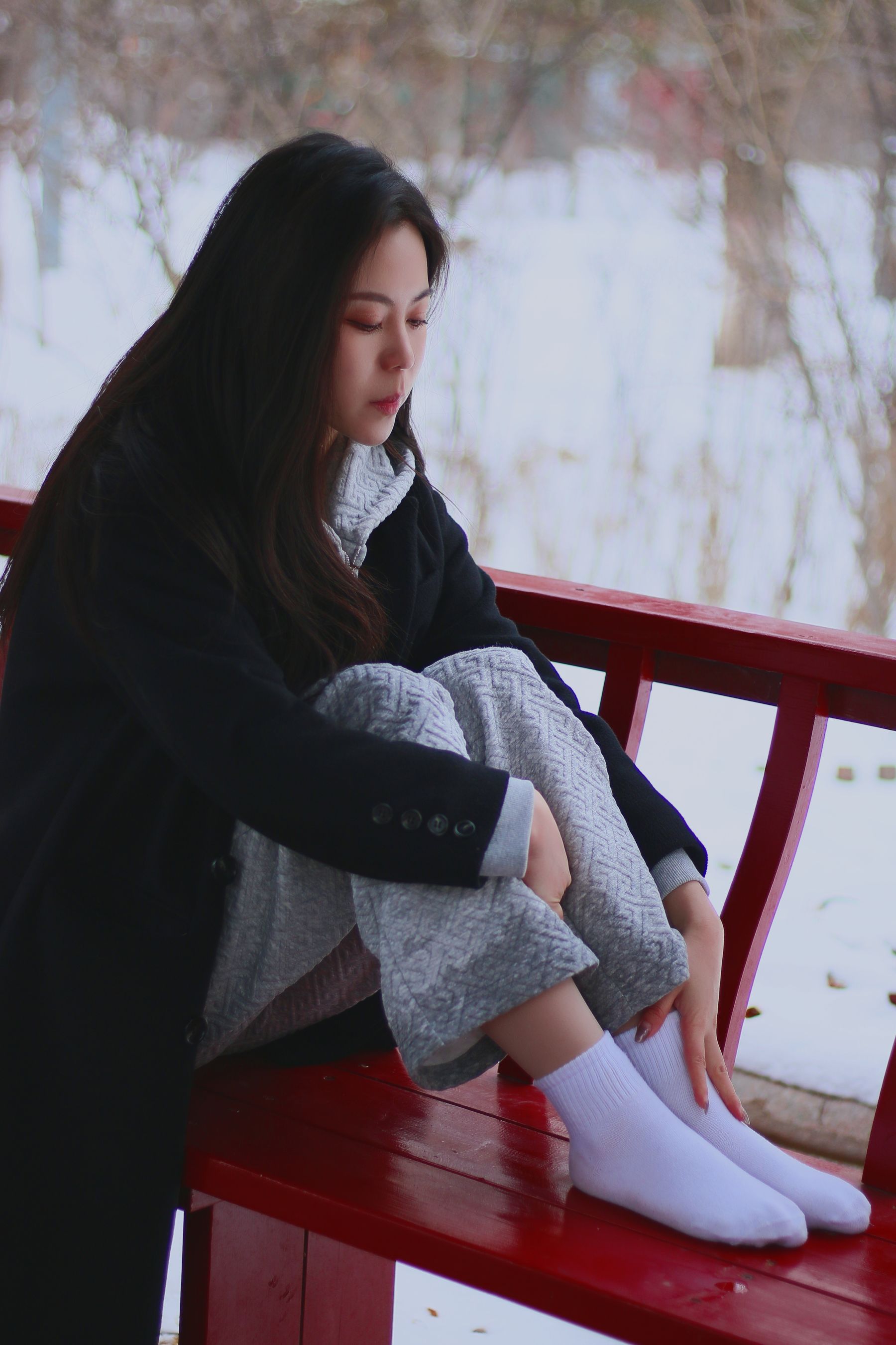 [织梦映像] 踏雪无痕-首次雪景拍摄，天寒地冻/(300P)