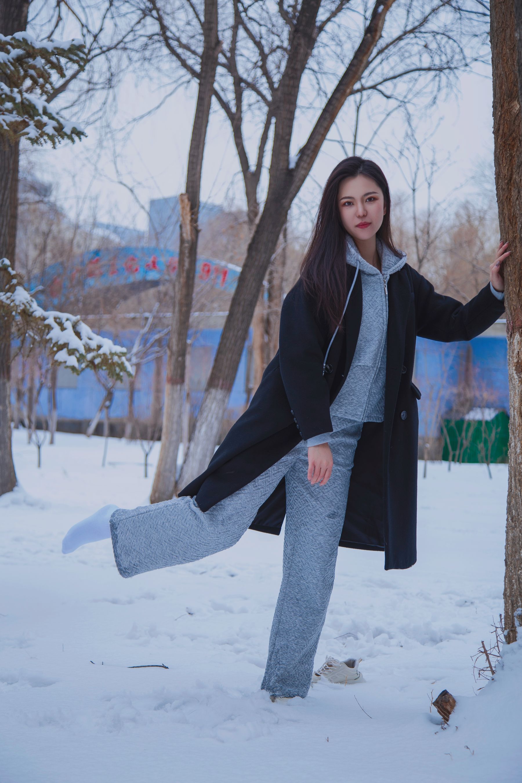 [织梦映像] 踏雪无痕-首次雪景拍摄，天寒地冻/(300P)