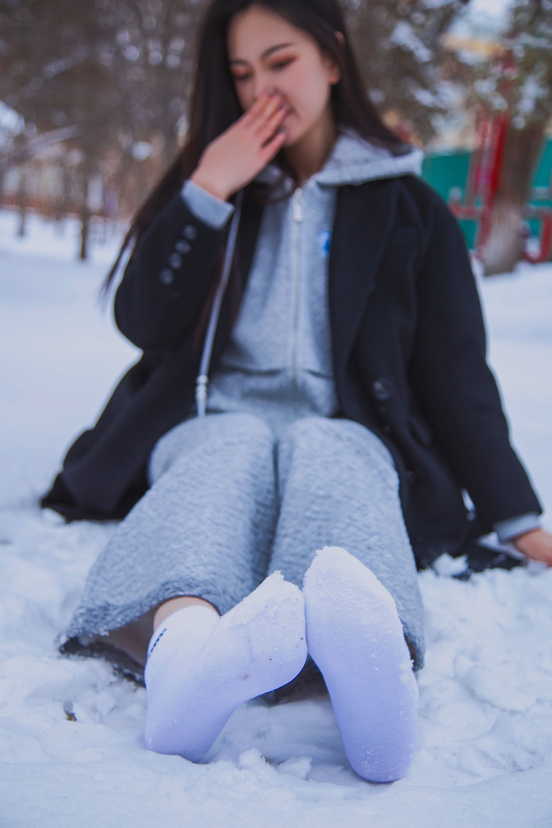 [织梦映像] 踏雪无痕-首次雪景拍摄，天寒地冻/(300P)