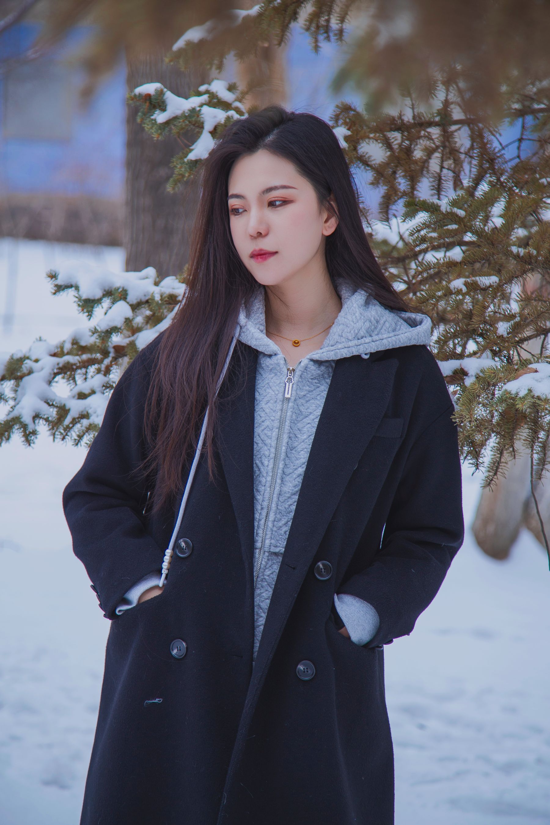 [织梦映像] 踏雪无痕-首次雪景拍摄，天寒地冻/(300P)