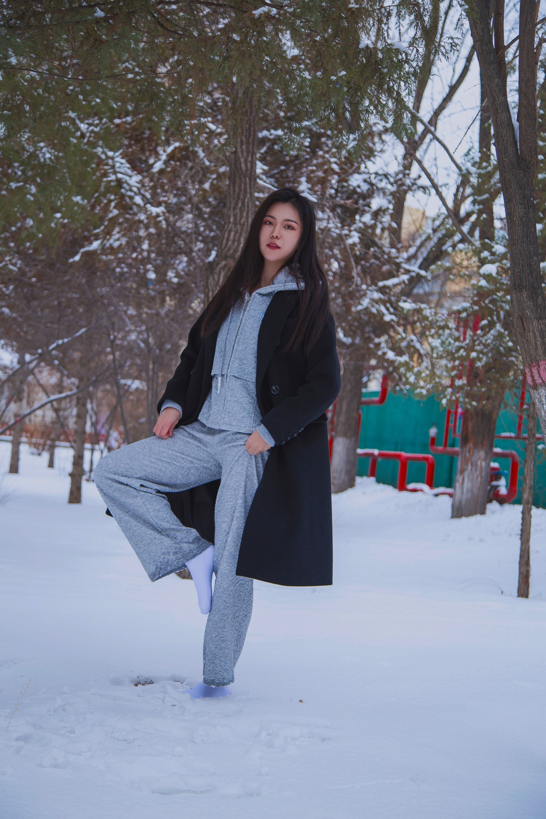 [织梦映像] 踏雪无痕-首次雪景拍摄，天寒地冻/(300P)