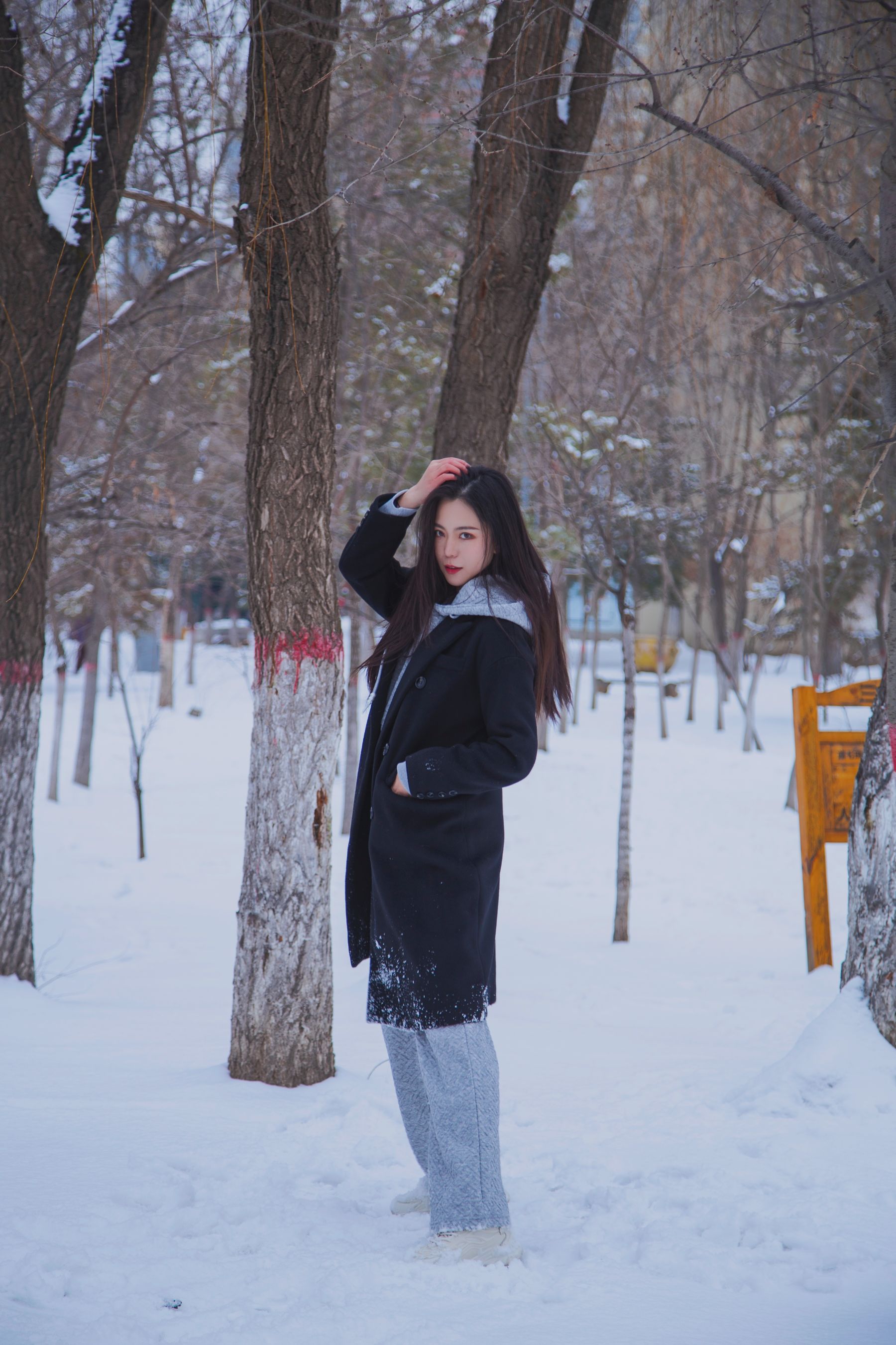 [织梦映像] 踏雪无痕-首次雪景拍摄，天寒地冻/(300P)