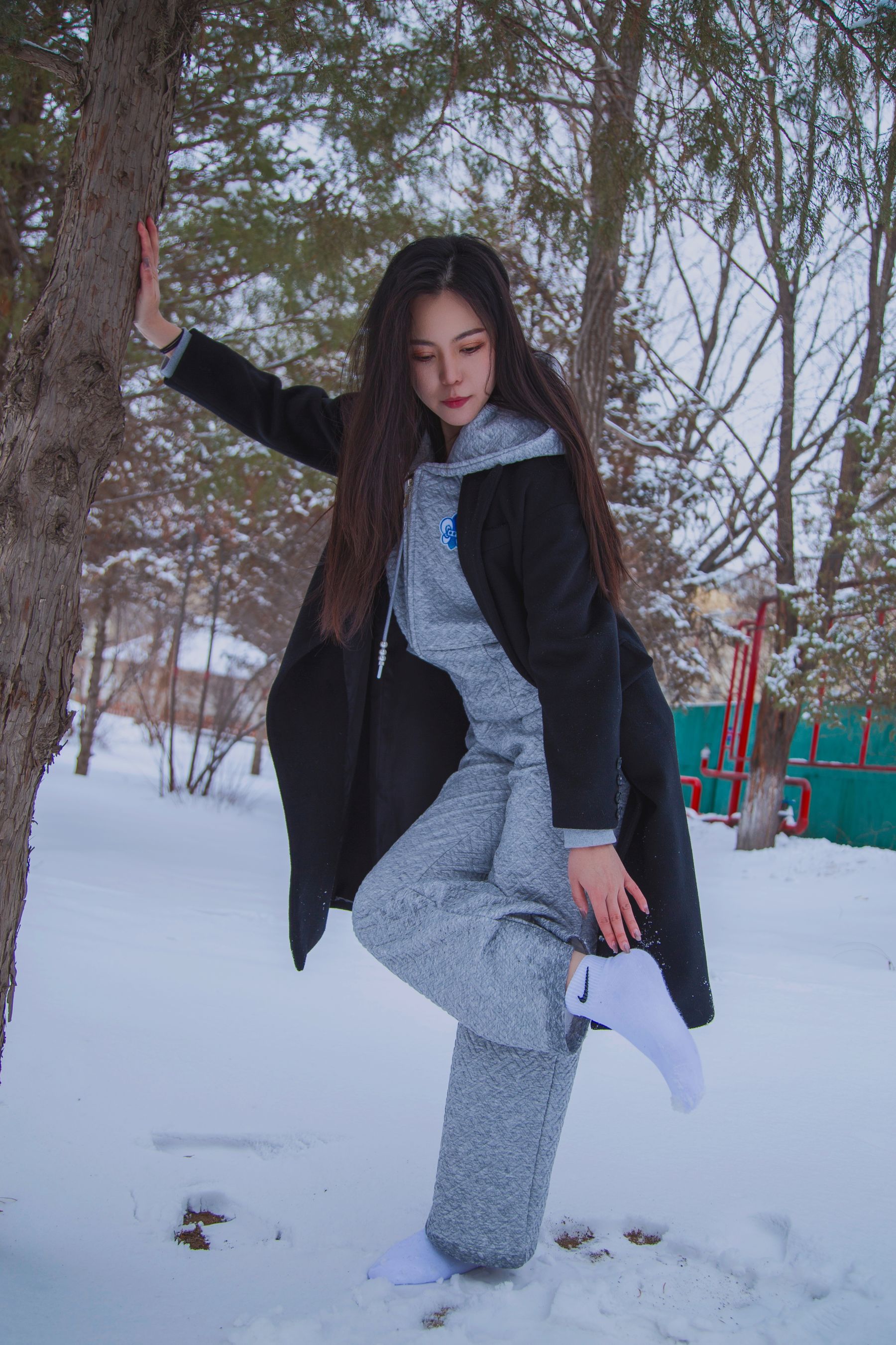 [织梦映像] 踏雪无痕-首次雪景拍摄，天寒地冻/(300P)