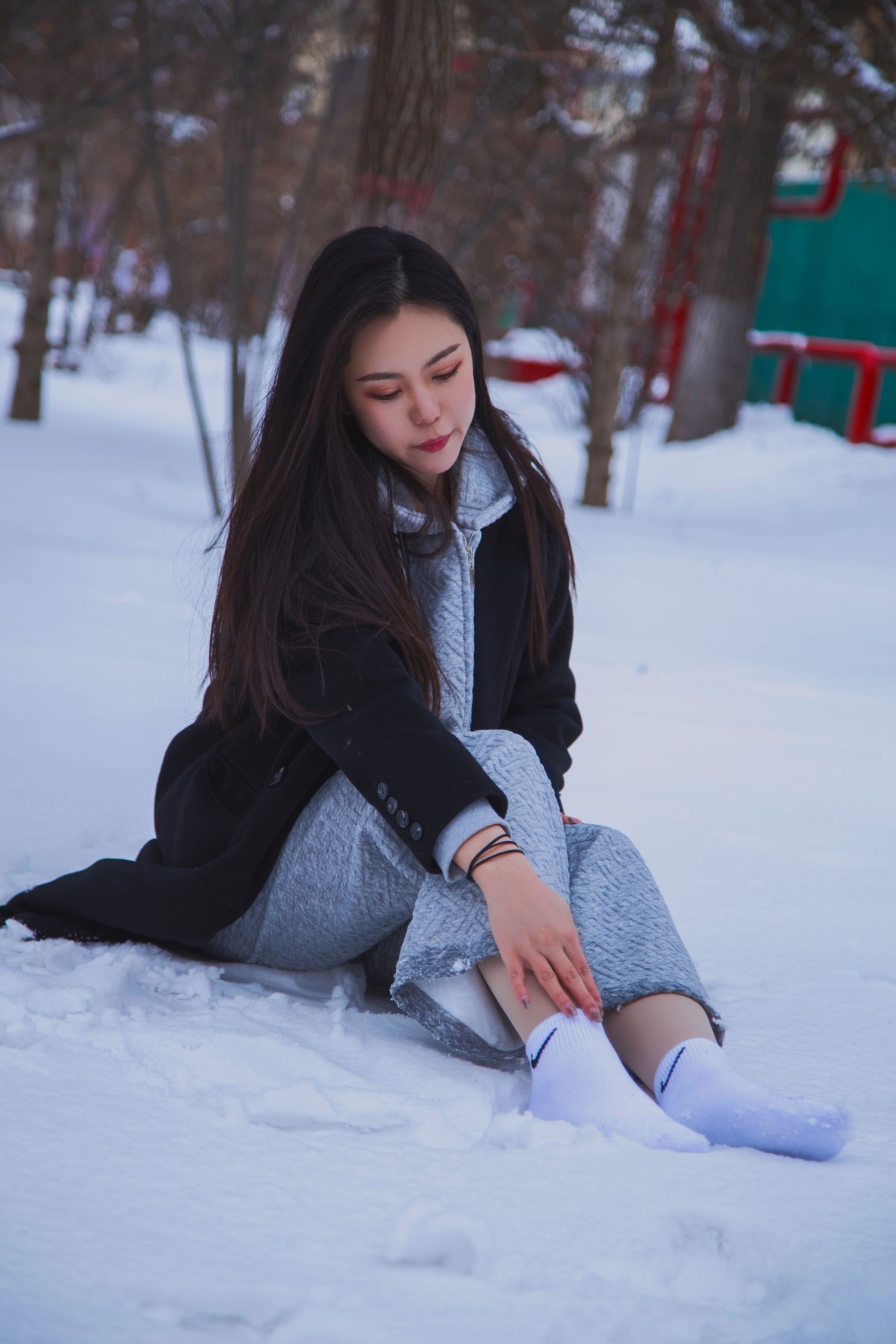 [织梦映像] 踏雪无痕-首次雪景拍摄，天寒地冻/(300P)