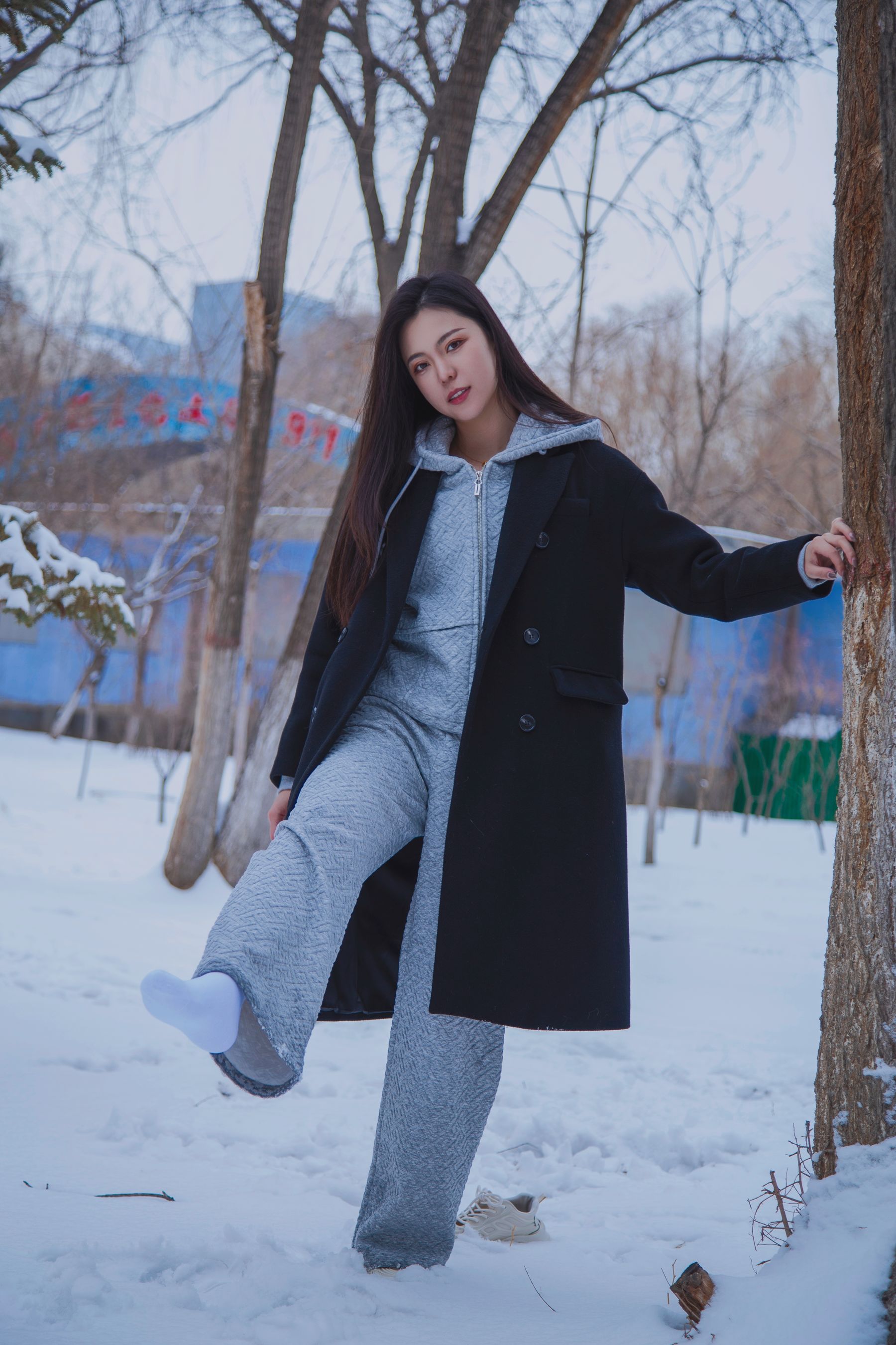 [织梦映像] 踏雪无痕-首次雪景拍摄，天寒地冻/(300P)