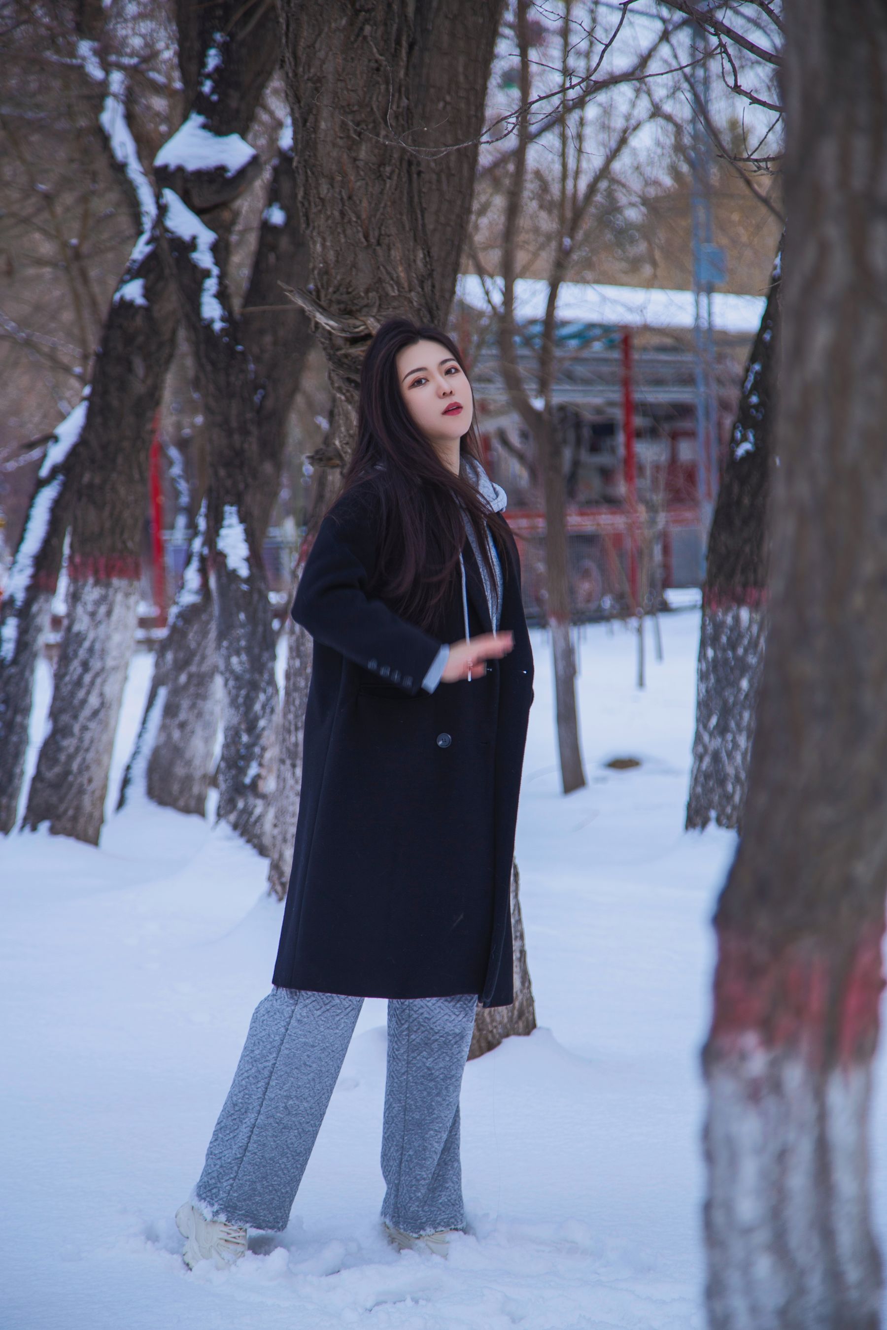 [织梦映像] 踏雪无痕-首次雪景拍摄，天寒地冻/(300P)