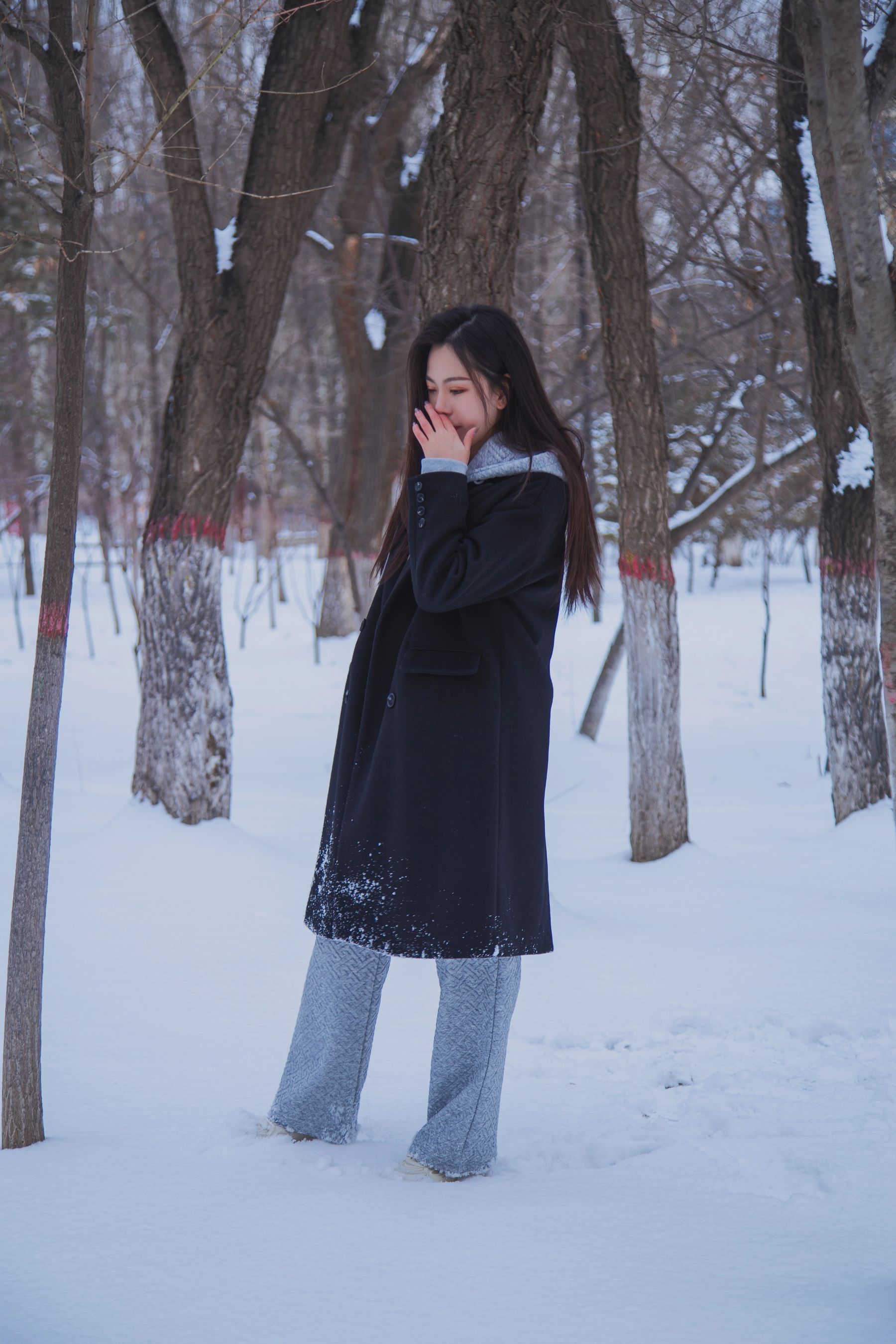 [织梦映像] 踏雪无痕-首次雪景拍摄，天寒地冻/(300P)