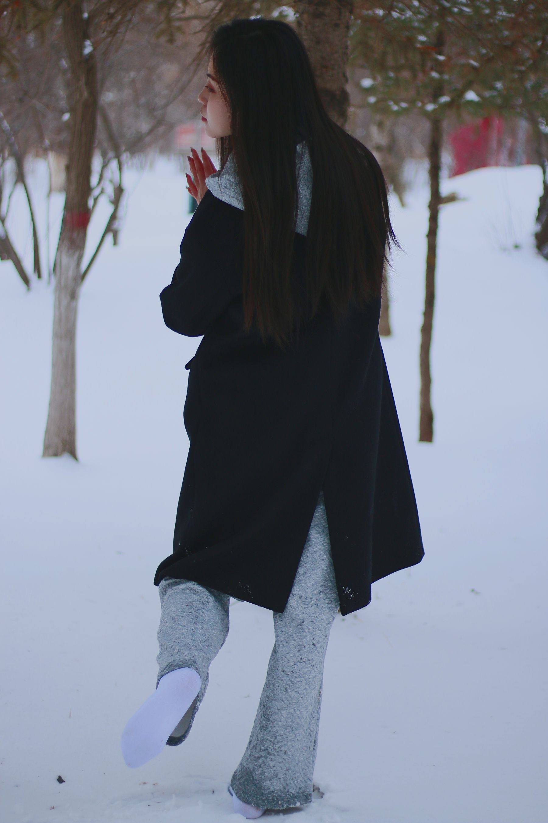 [织梦映像] 踏雪无痕-首次雪景拍摄，天寒地冻/(300P)