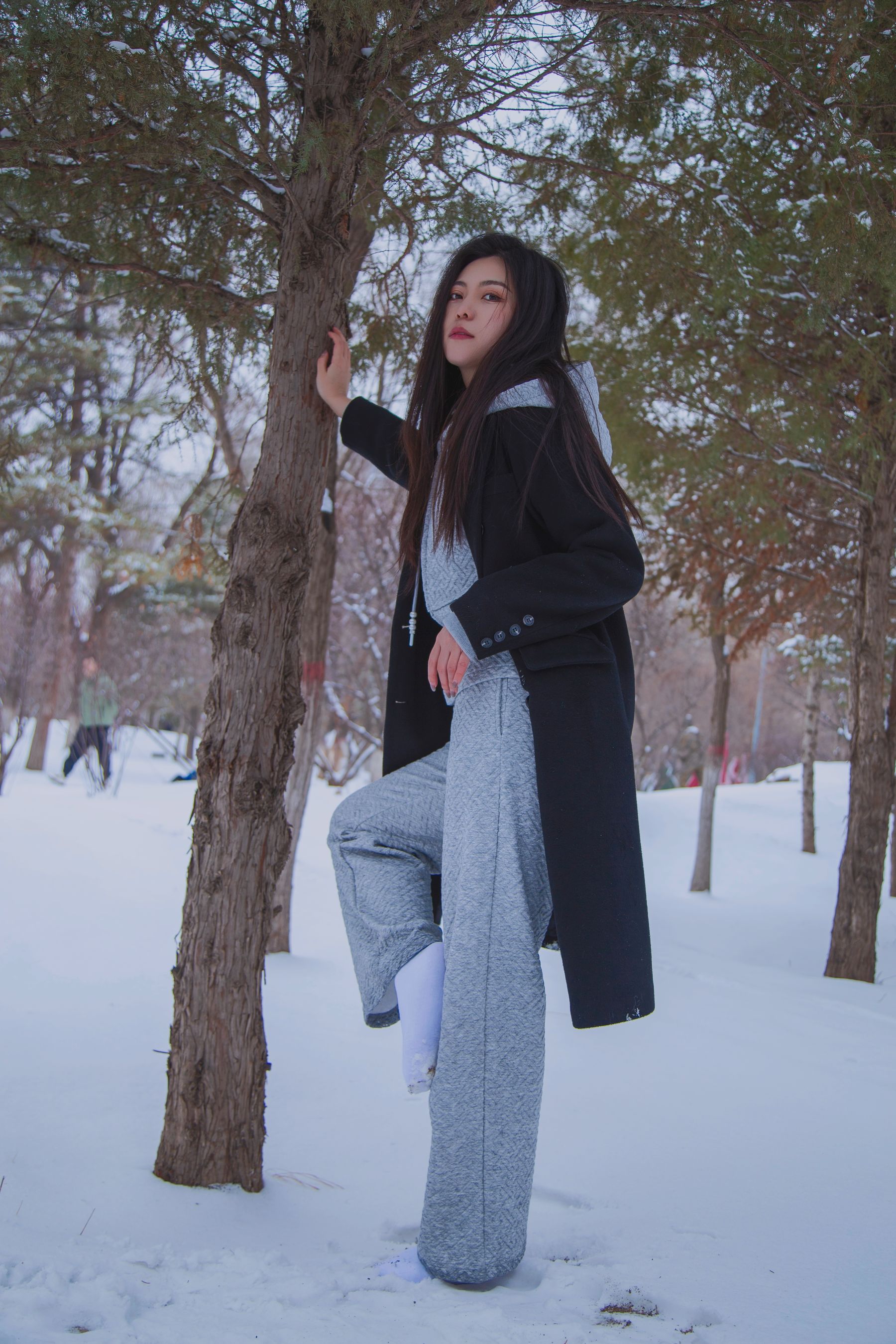 [织梦映像] 踏雪无痕-首次雪景拍摄，天寒地冻/(300P)